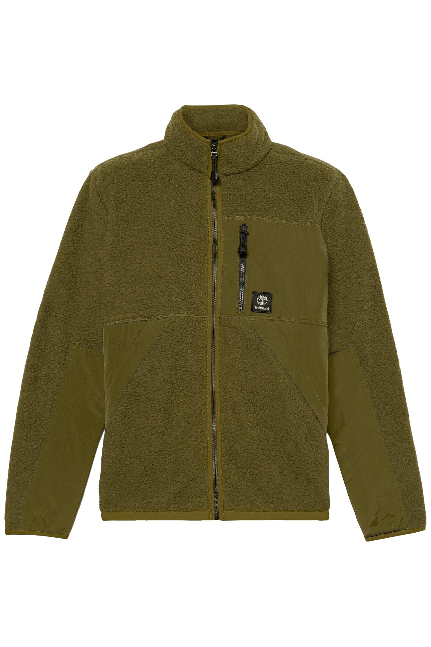 SHERPA FLEECE JACKET DARK OLIVE 4
