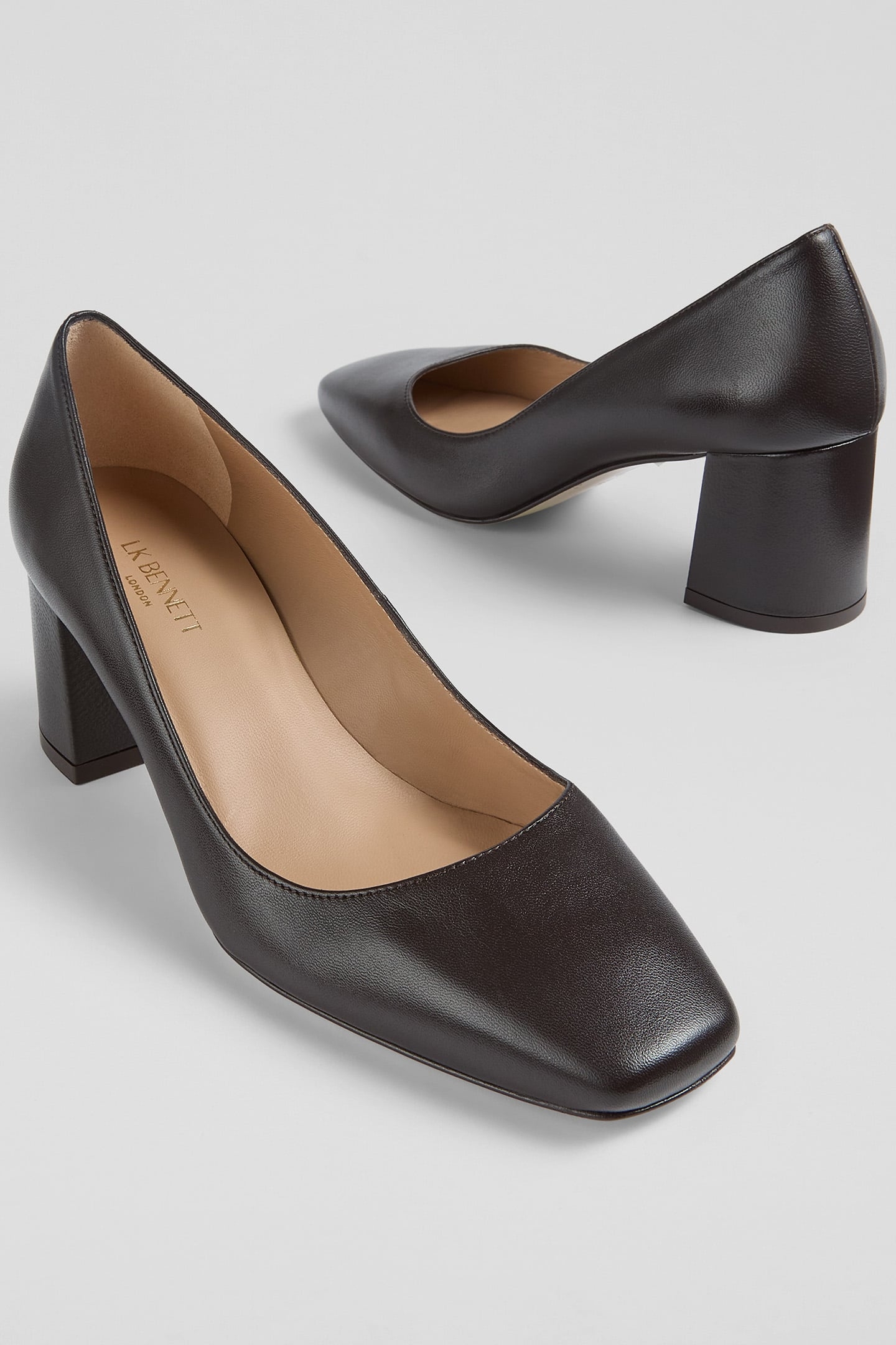 CC SALLY SQUARE TOE COURT CHOCOLATE 3