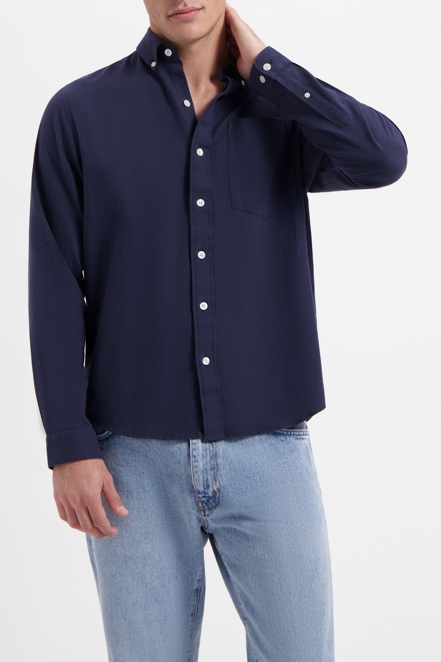 WAL – NOAH SHIRT NAVY 1