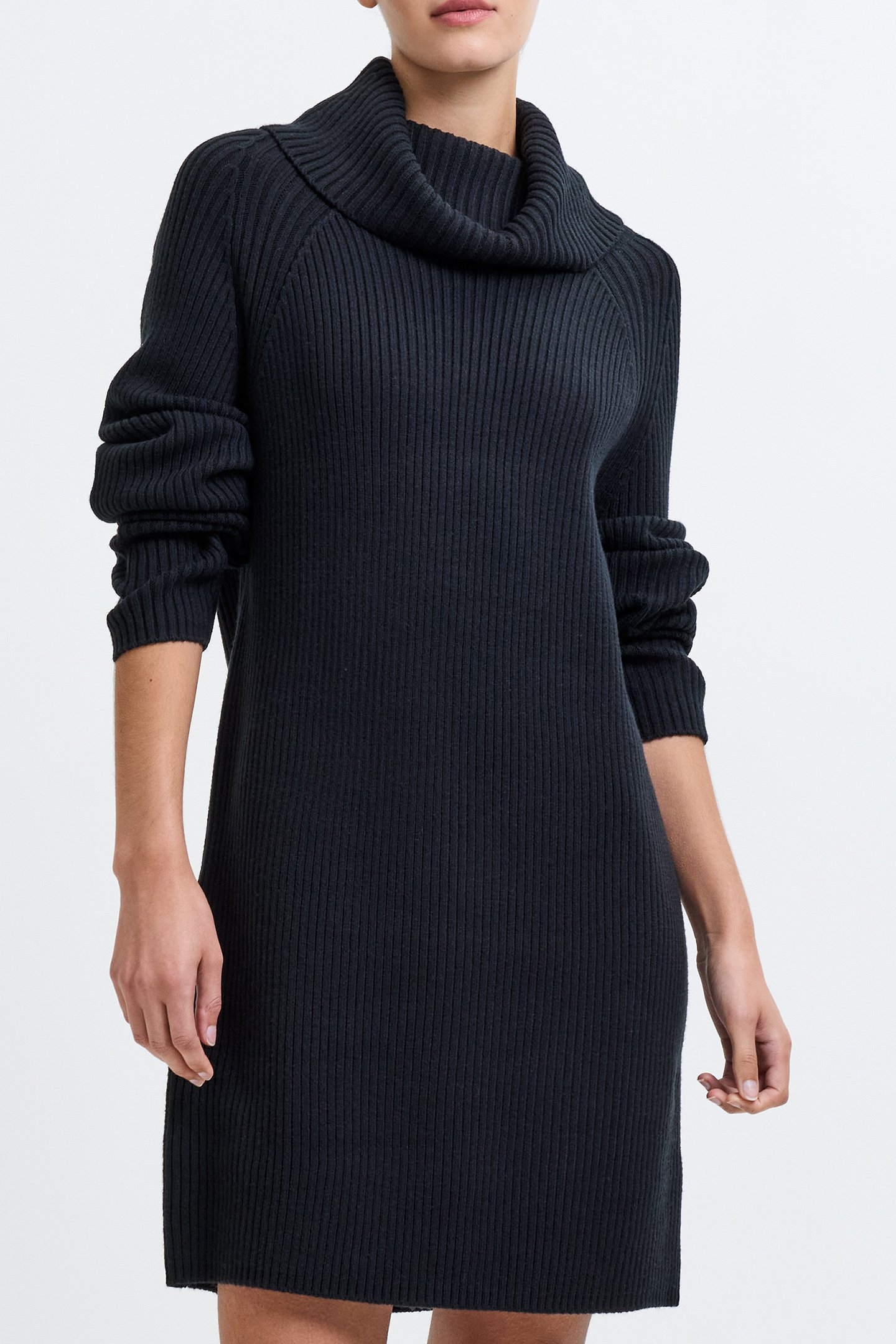 BABYSOFT RIBBED DRESS BLACK 1