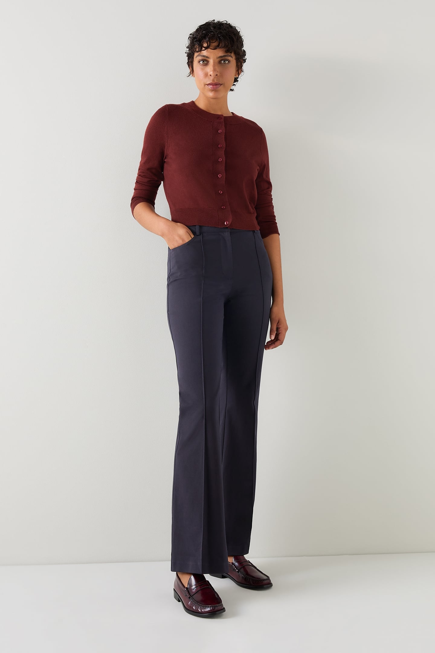 TR SUSIE STETCH TROUSER NAVY 1