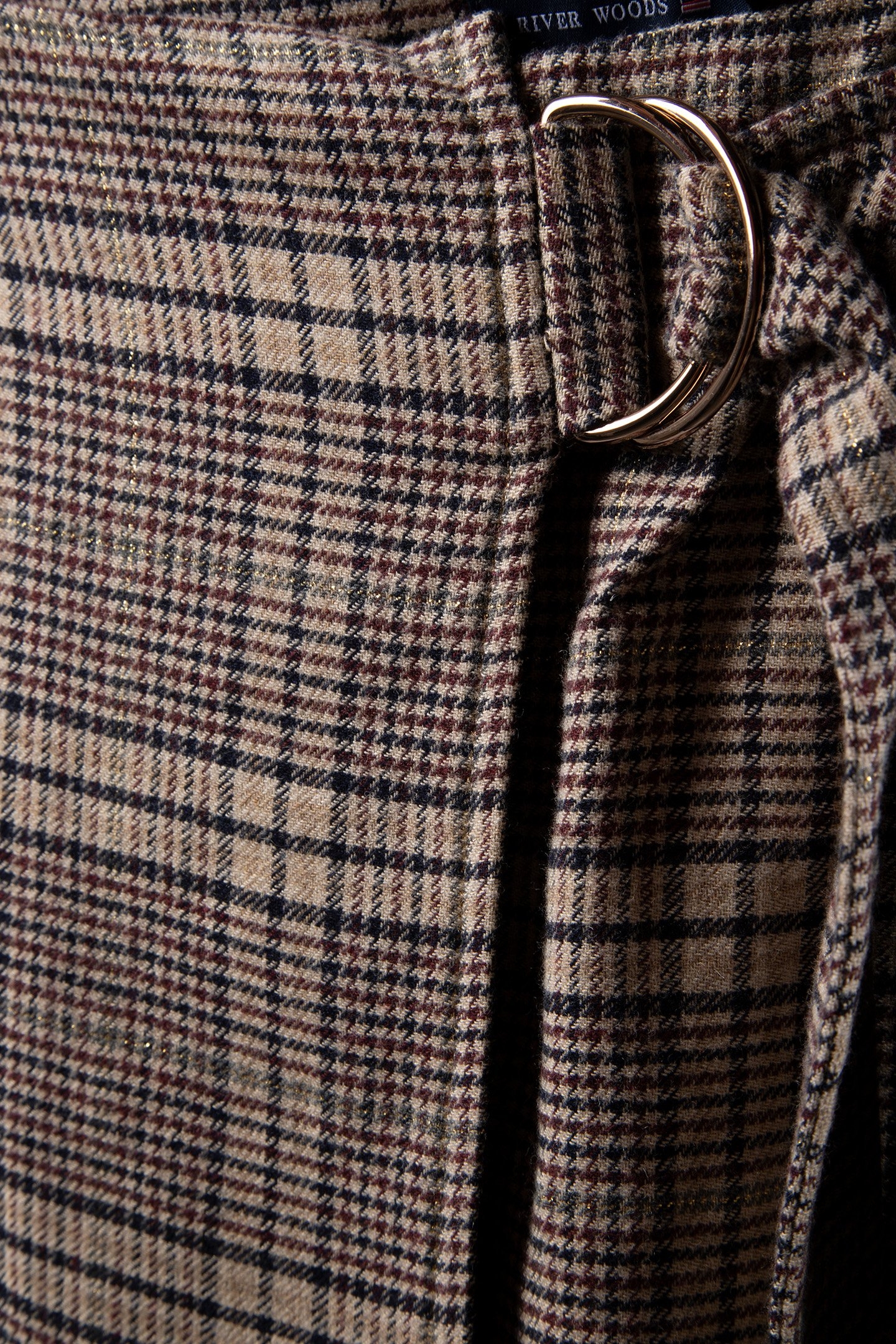 WRAP MIDI SKIRT IN BROWN 5