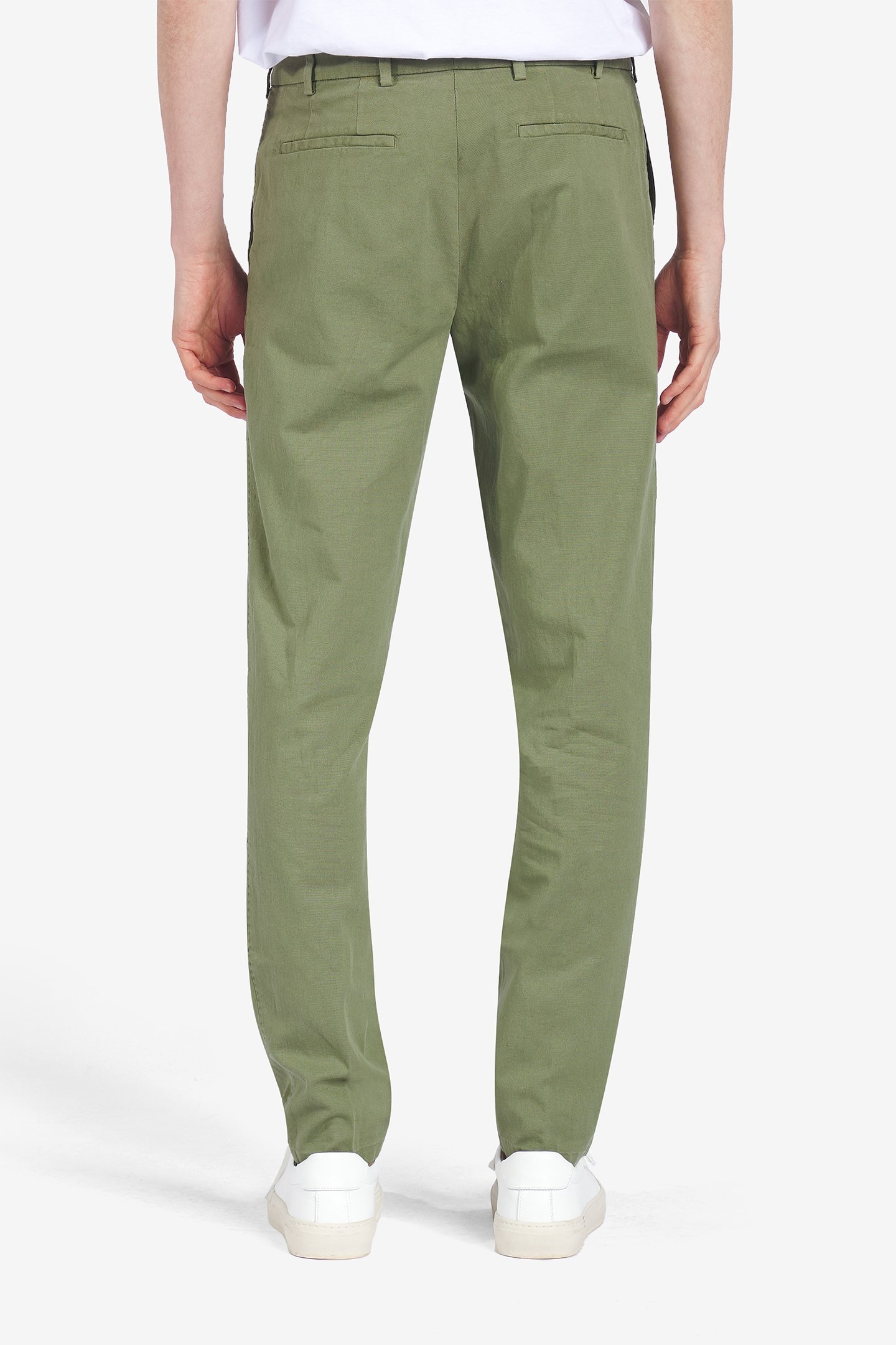 DIEGO COTTON-LINEN STRETCH GREEN 2