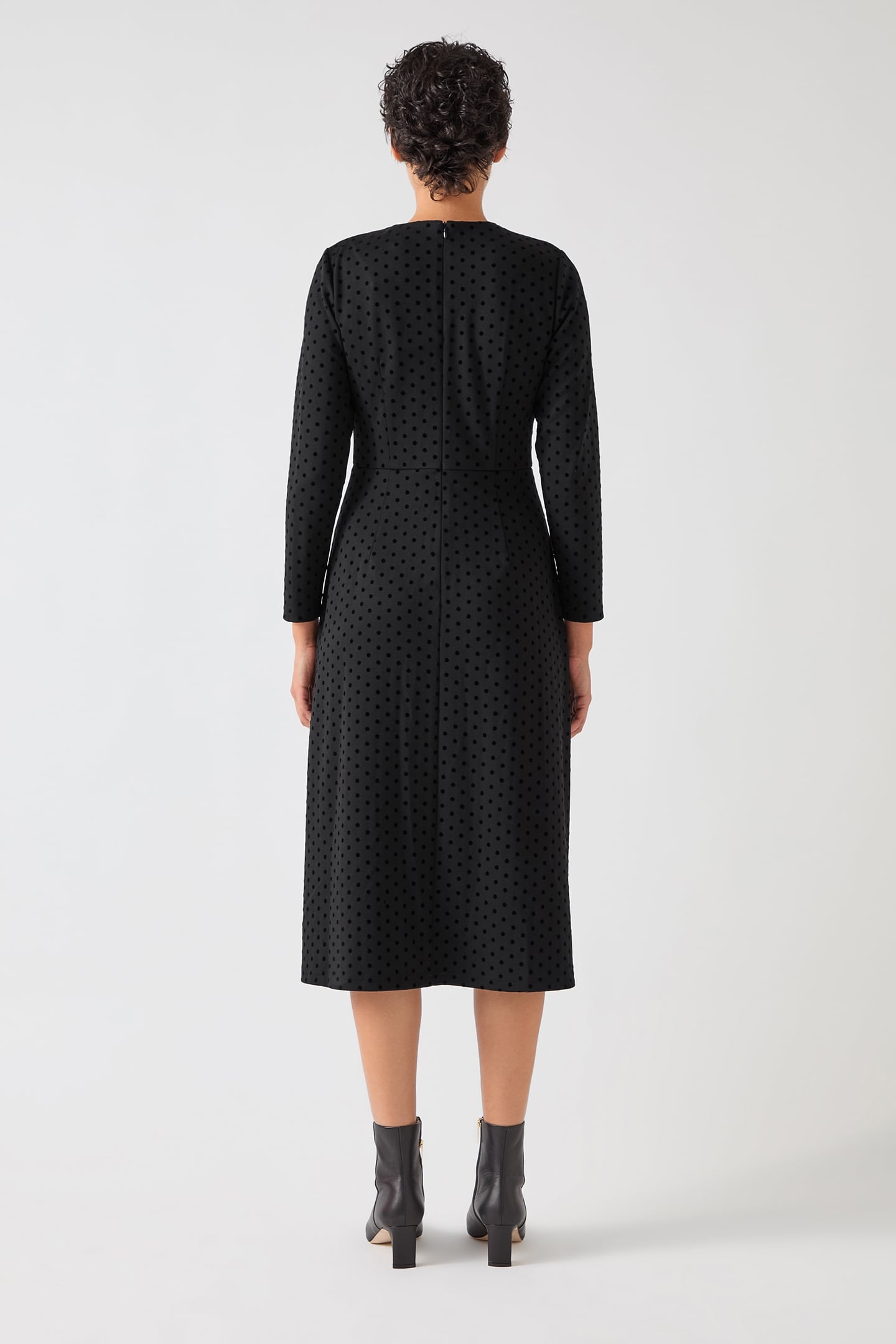 DR MARIM SPOT PONTE DRESS BLACK 2
