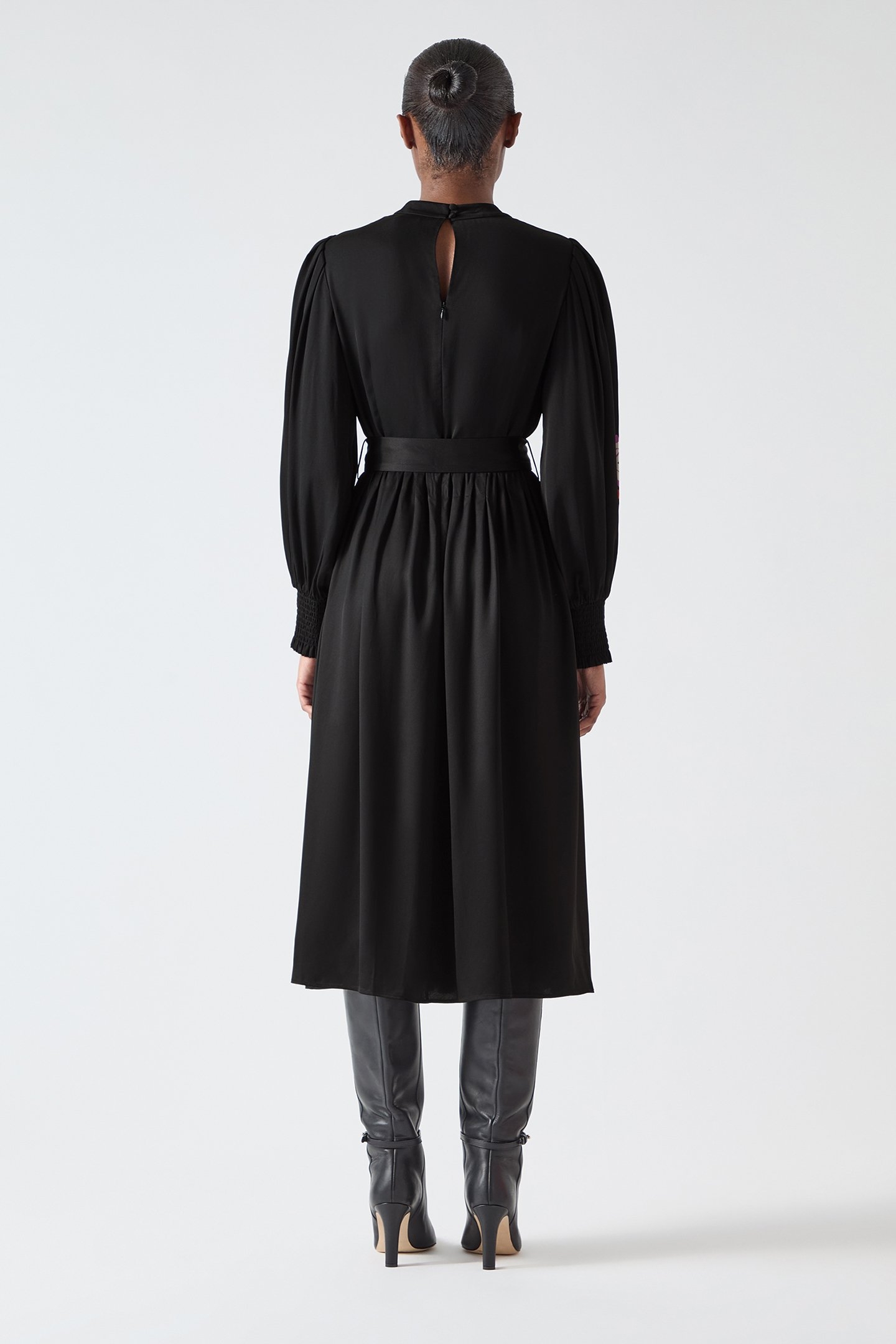 DR FLEUR MOTIF DRESS BLACK 3