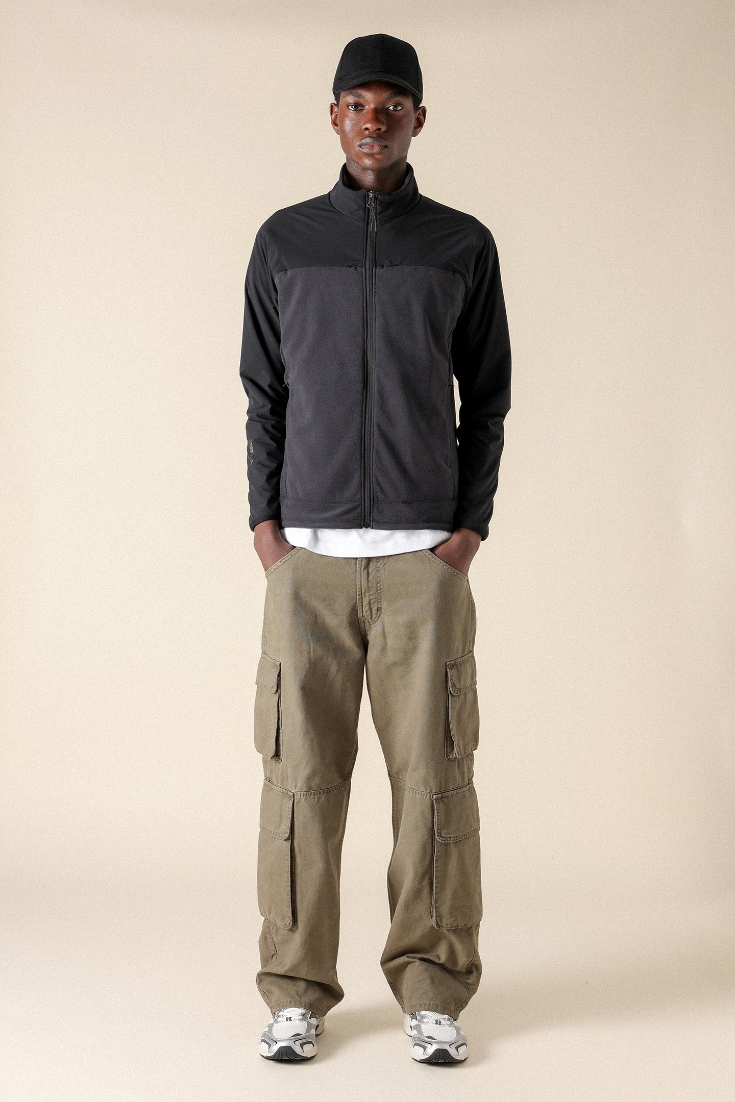 UNISEX SL SHINZO ZIP FLEECE JACKET BLACK 3