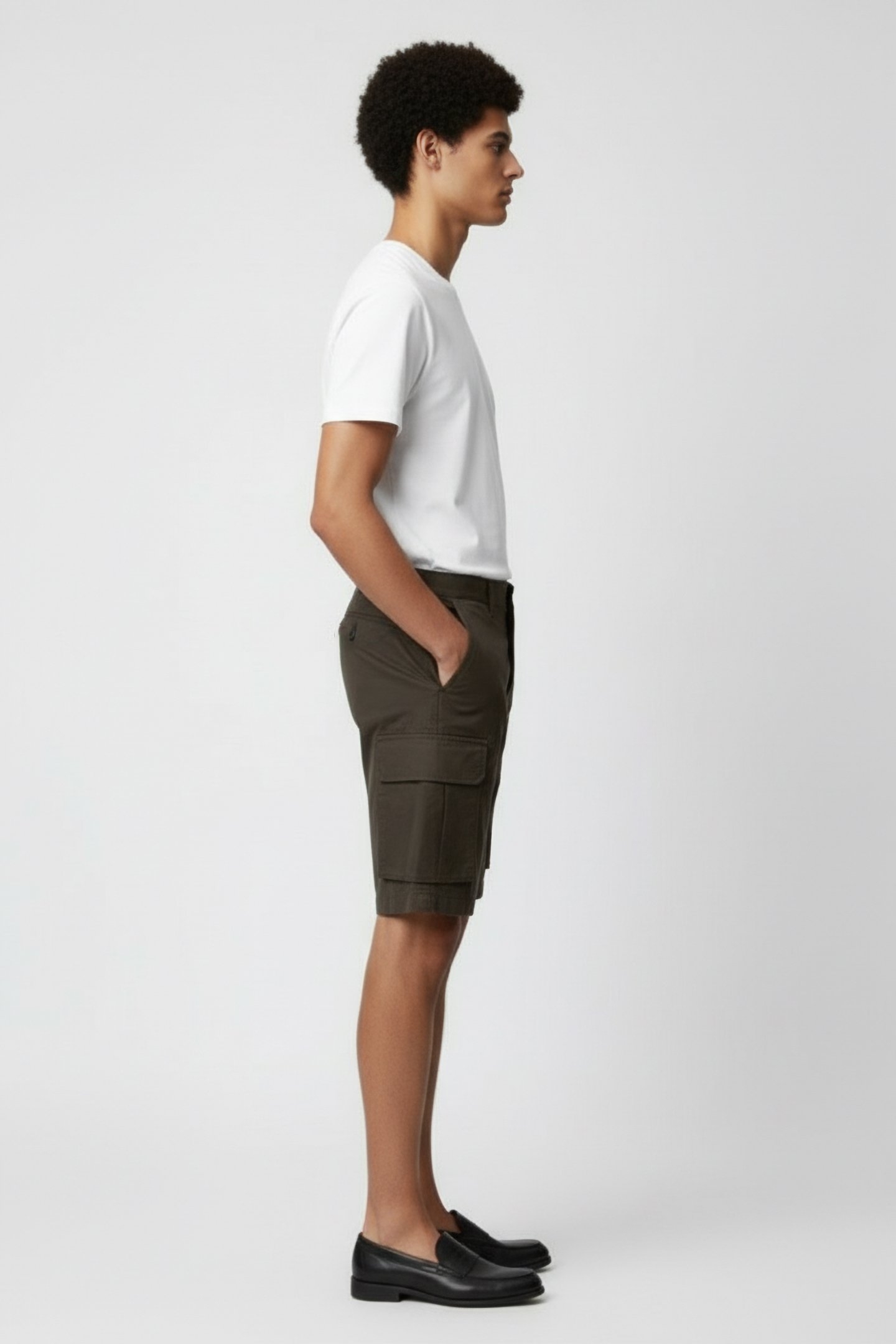 CARGO TECH SHORTS KHAKI 3
