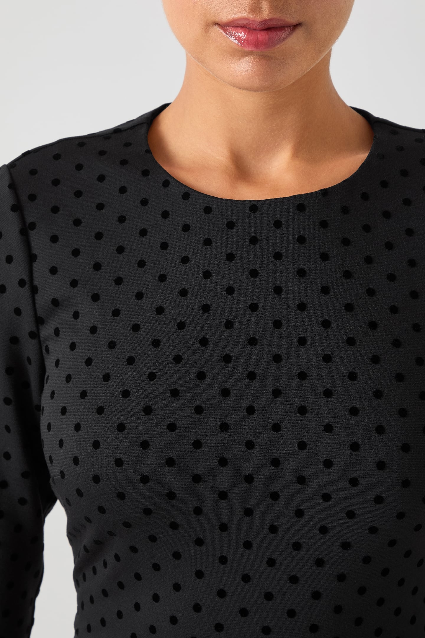 DR MARIM SPOT PONTE DRESS BLACK 4