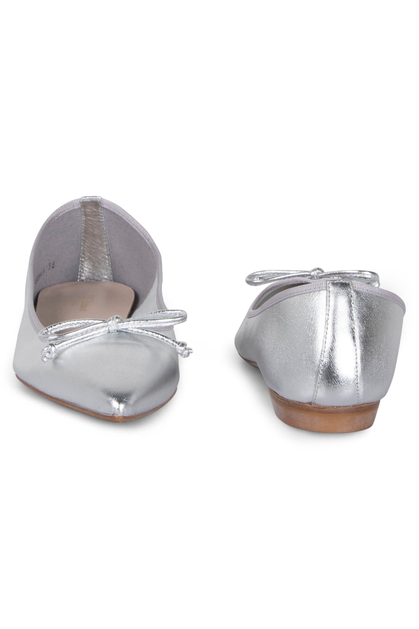 CICI - POINT TOE BALLERIN SILVER 2