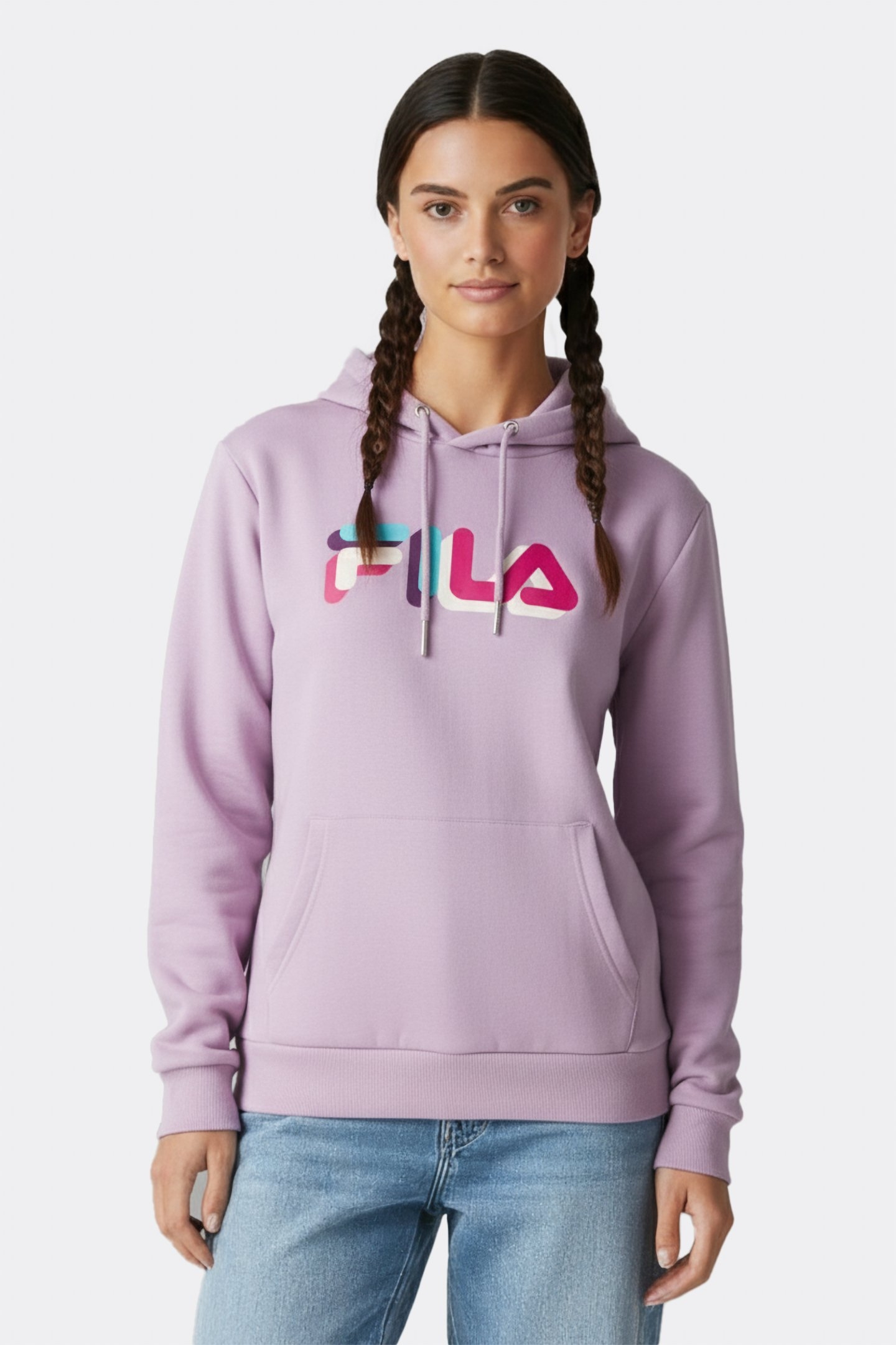 SALME LOGO HOODIE FAIR ORCHID 1