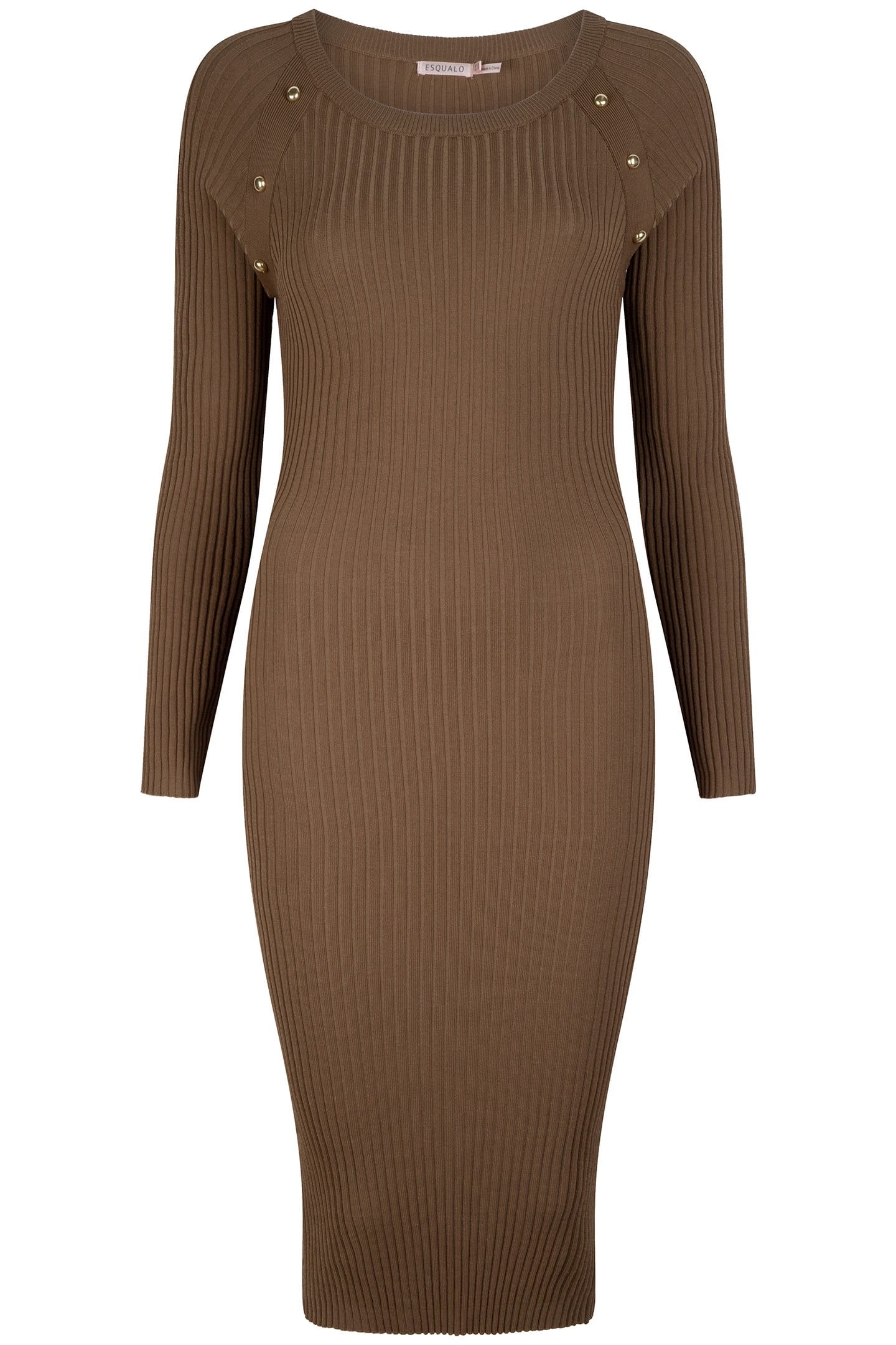 DRESS KNITTED TUBE ARMY GREEN 3