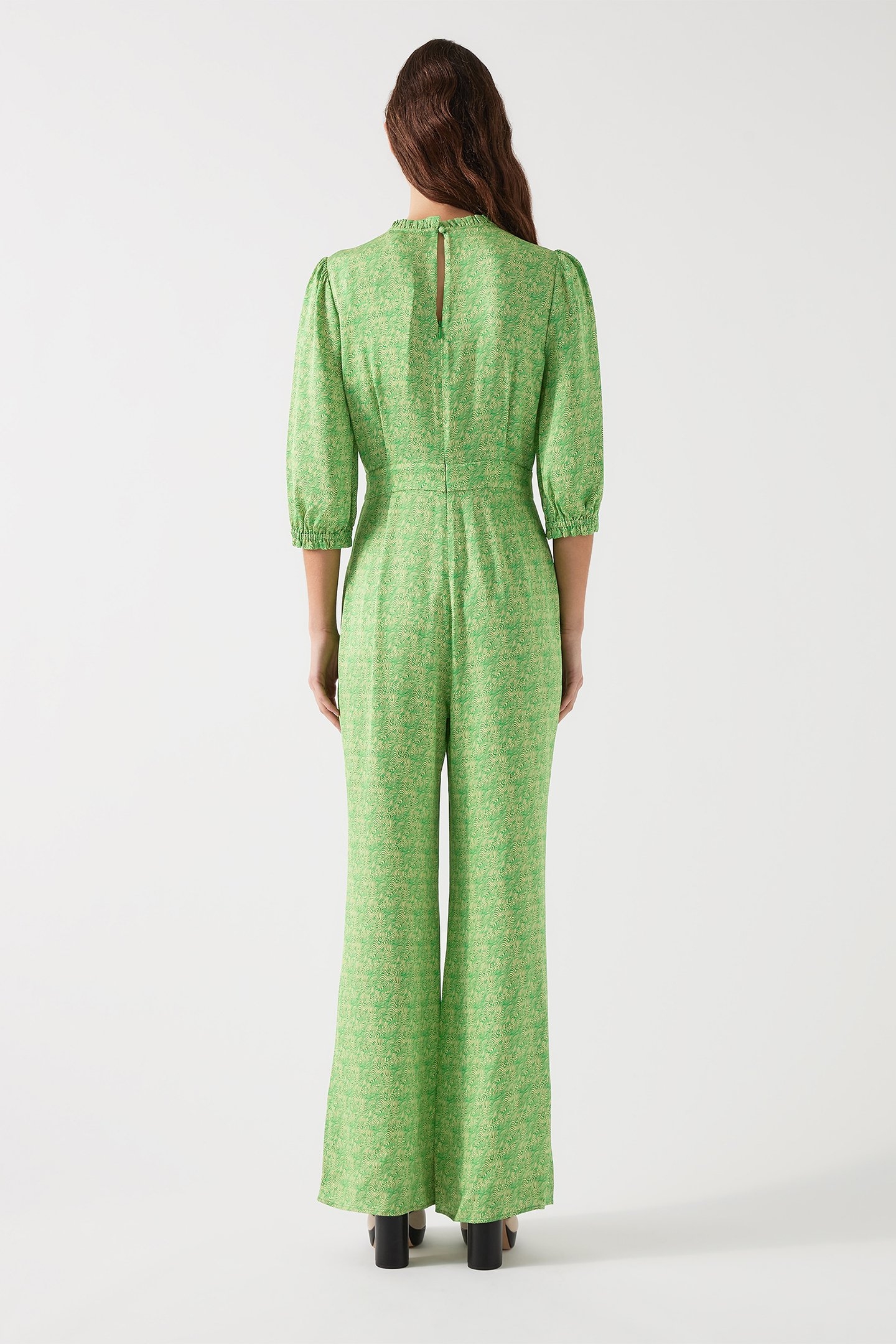 DR NAOMI SWIRL JUMPSUIT GREEN 2
