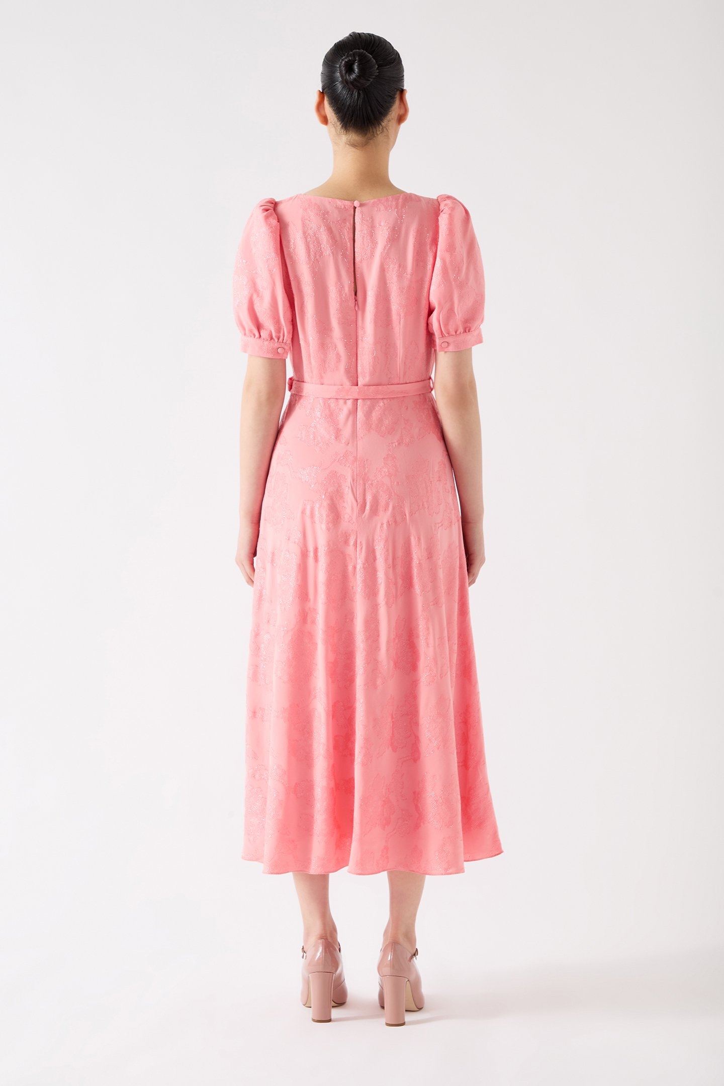 DR PEARL PUFF SLEEVE DR ROSE 2