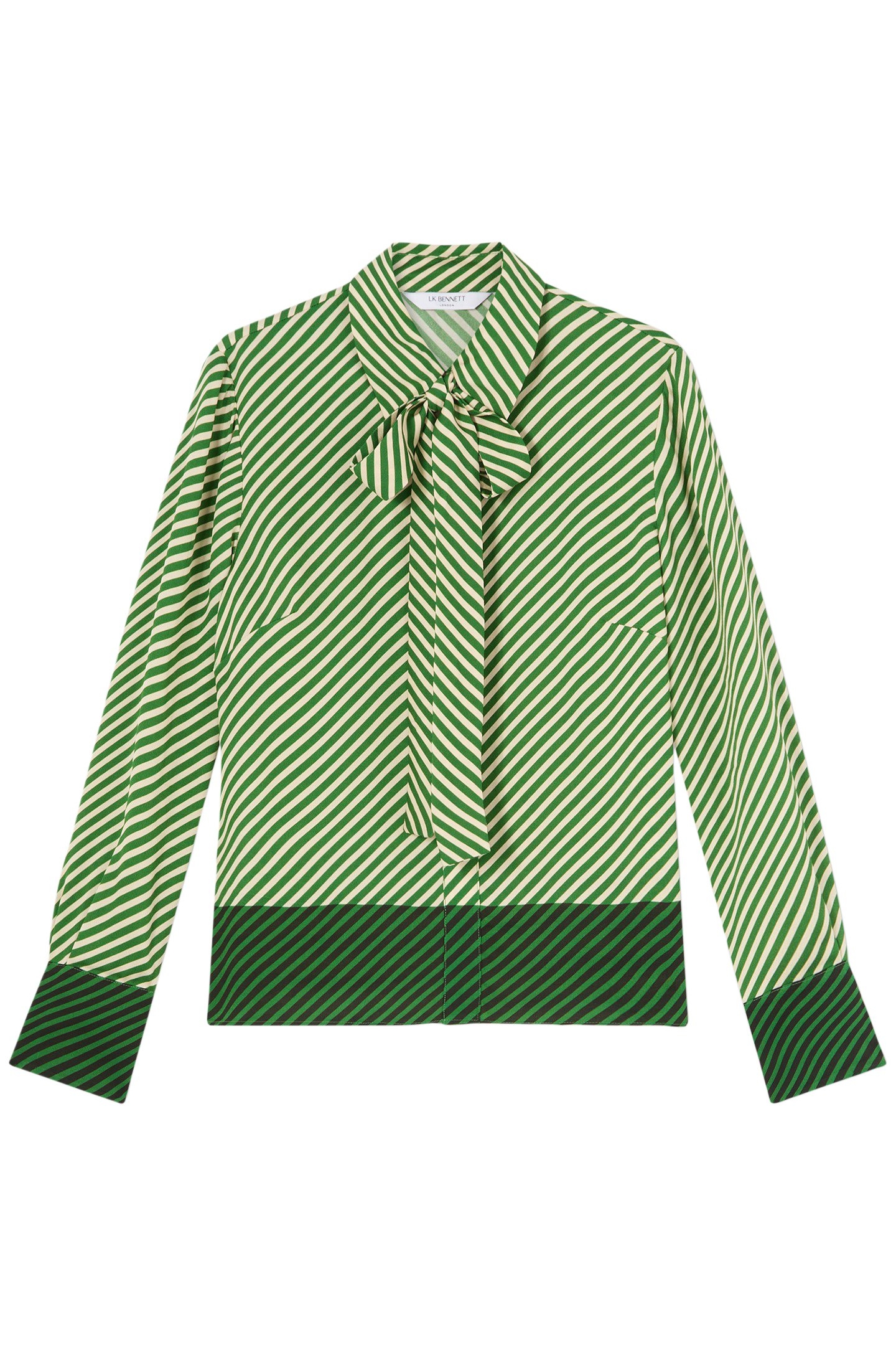 TW LIZE STRIPE SHIRT GREEN 3