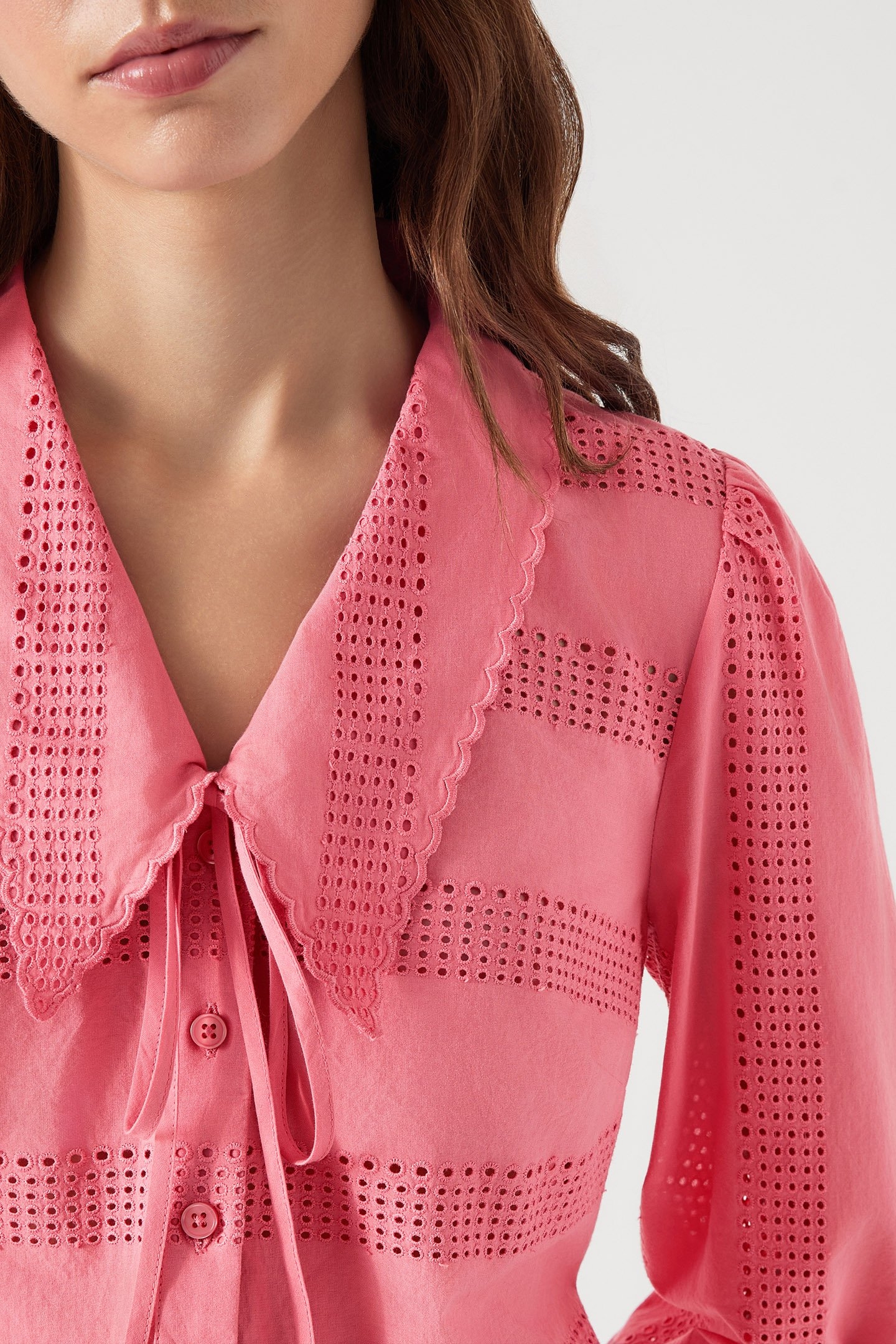 TW LINDY COTTON BLOUSE DUSTY PINK 4