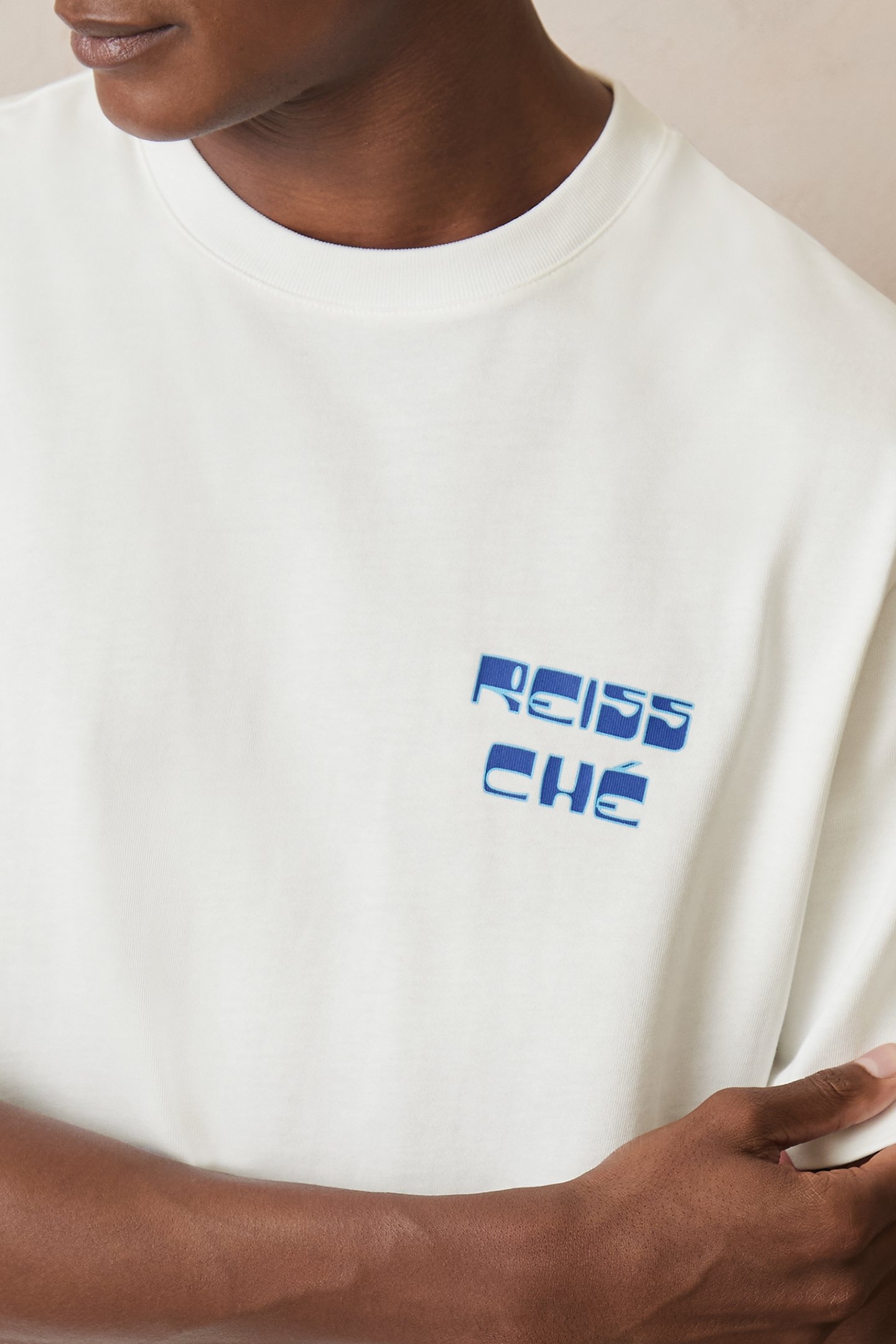 SS PALM TREE PRINTED TSHIRT WHITE 5