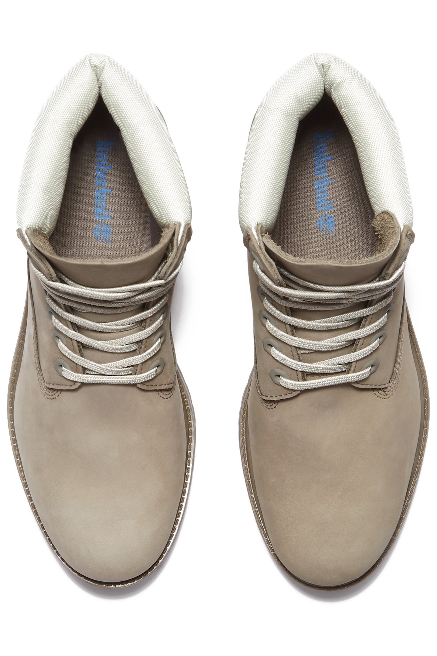 TIMBERLAND PREMIUM 6 INCH LACE UP WATERPROOF BOOT MD GREY NU 8