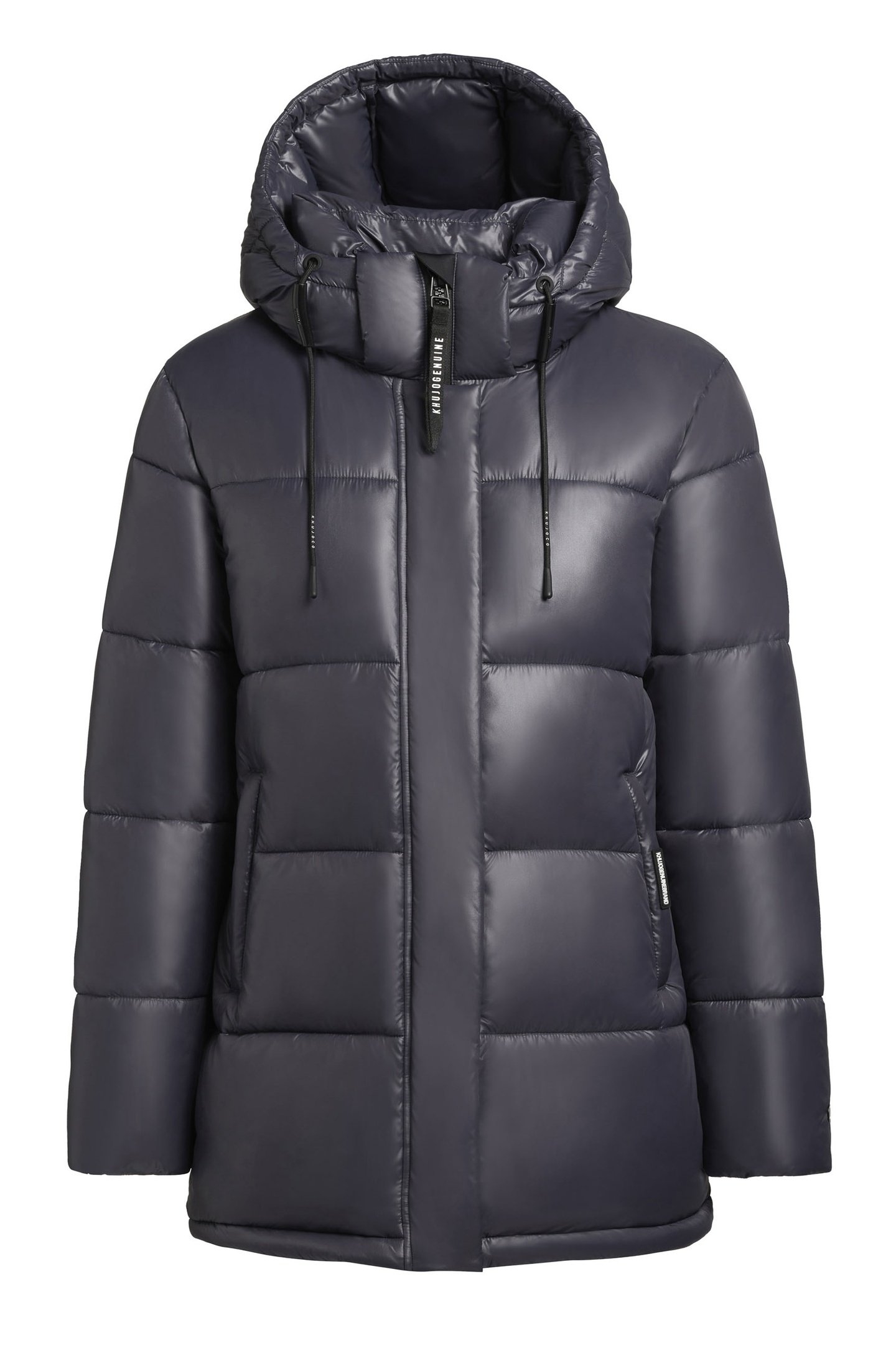 WORD3 SATIN JACKET DARK CLOUD BLUE 5