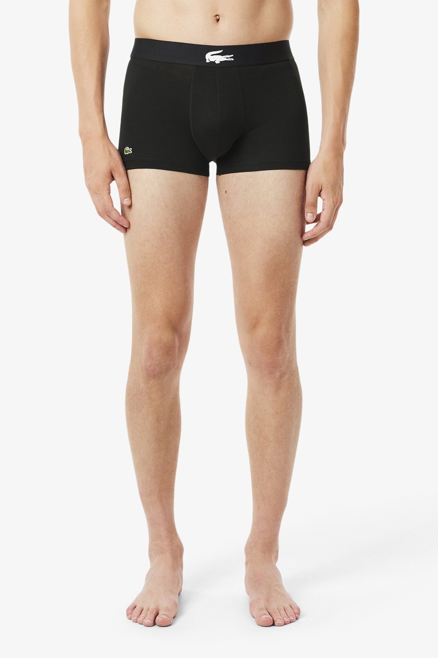 3-PACK STRETCH COTTON TRUNKS BLACK/WHITE-BLACK-BLACK 5