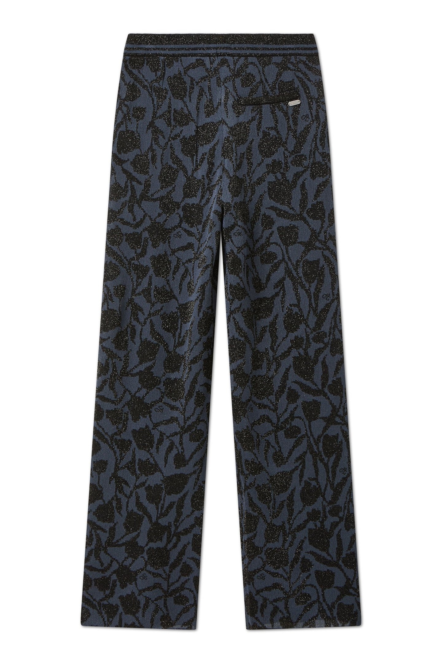 JACQUARD KNIT PANT SEABORNE/ BLACK NIGHT LUREX 5
