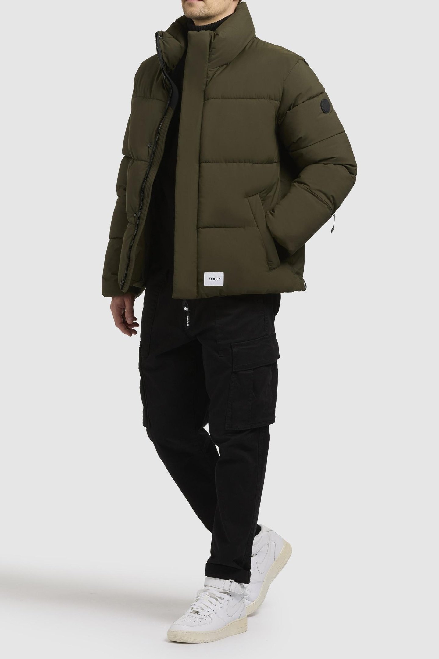 DUNGH MATT JACKET EARTH GREEN 1