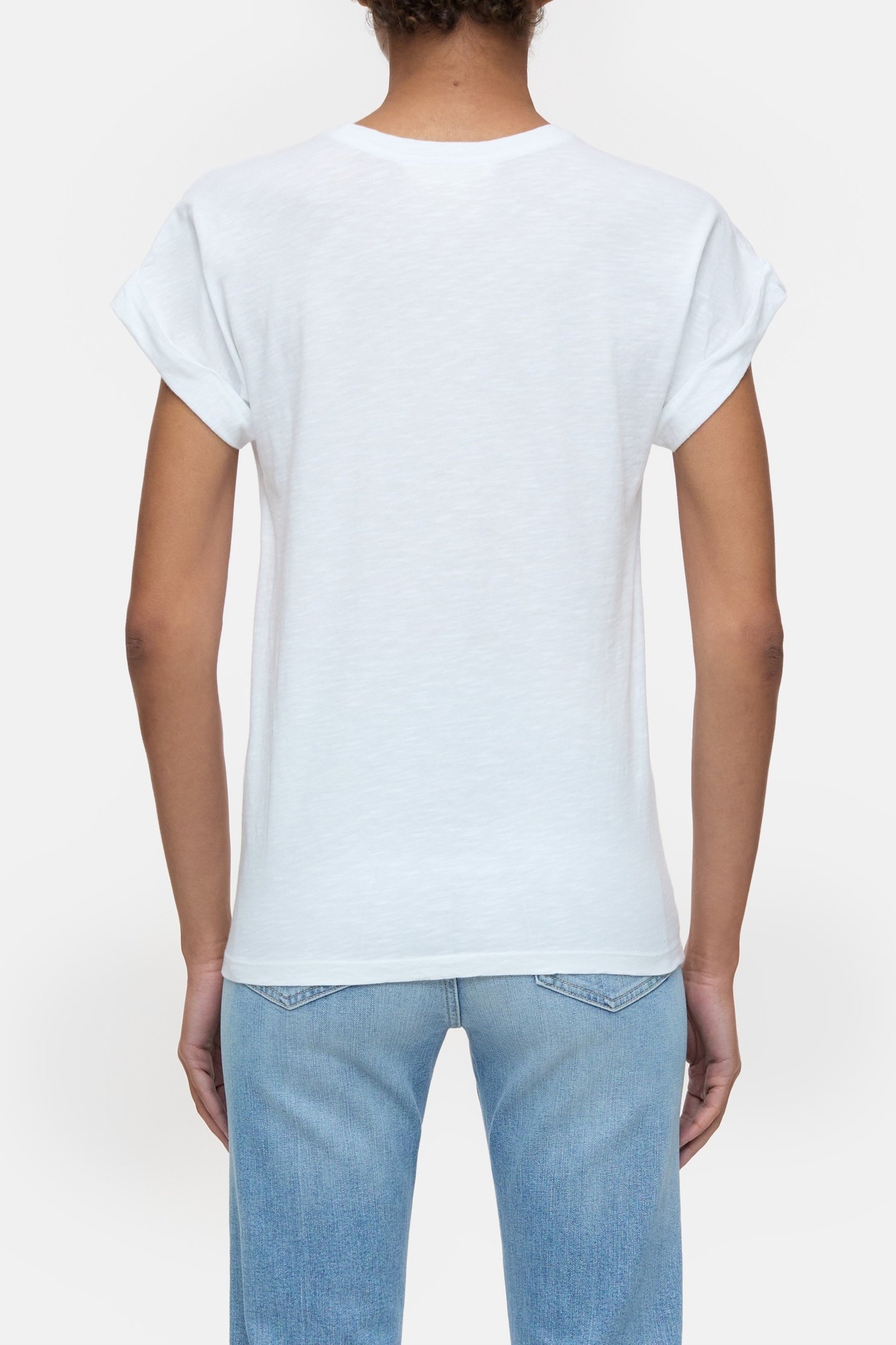 TURN UP T-SHIRT WHITE 4