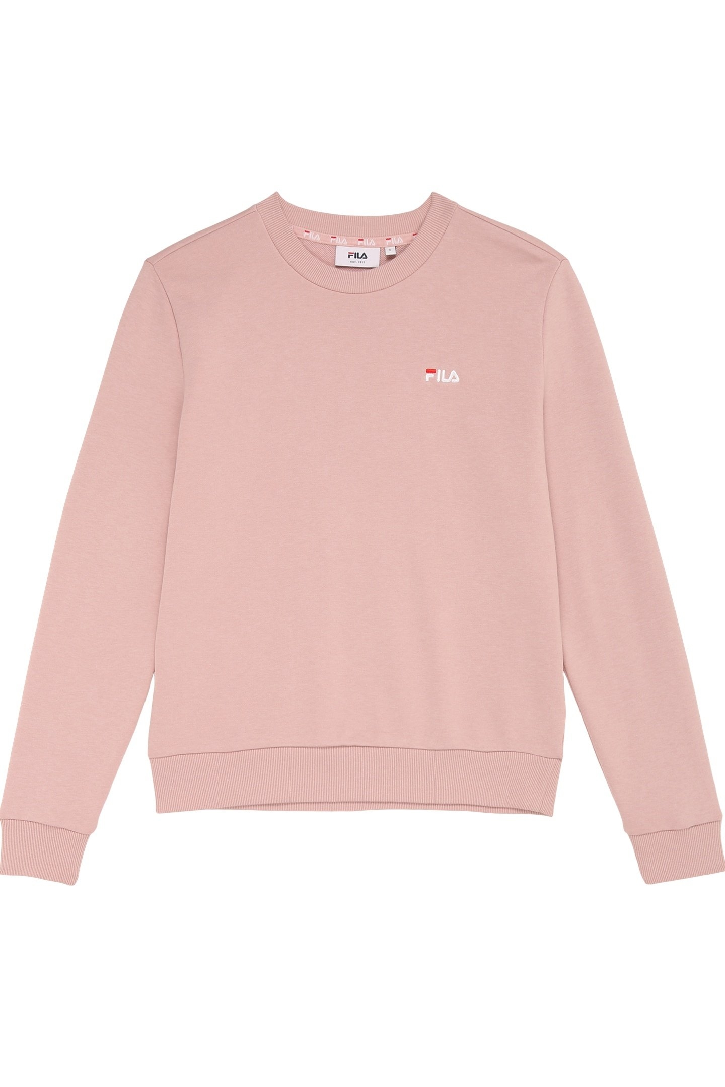 ZDUNA LOGO CREW SWEAT PALE MAUVE 1