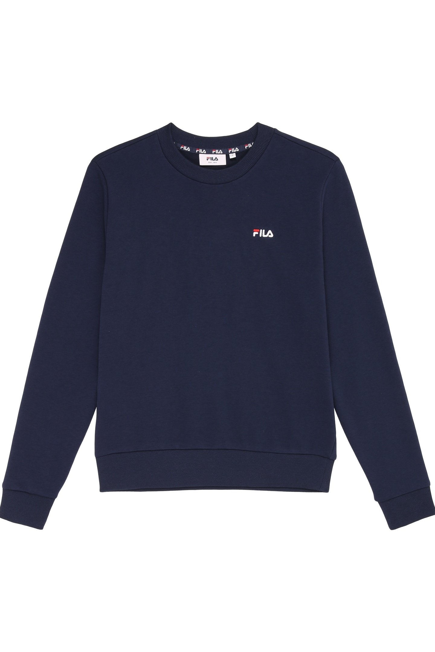 ZDUNA LOGO CREW SWEAT BLACK IRIS 1