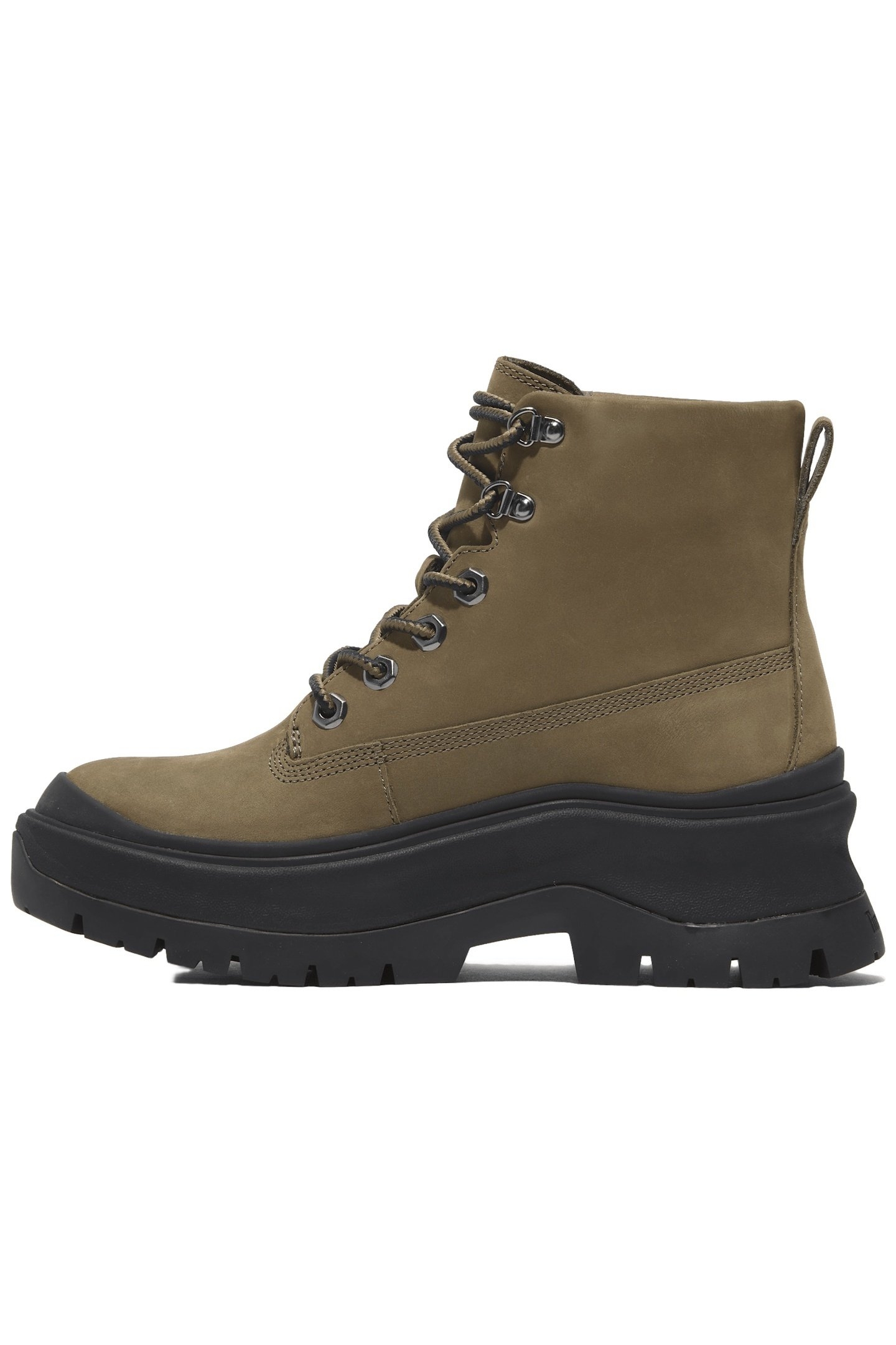 ROXIE LANE MID LACE UP BOOT OLIVE NUBUCK 4