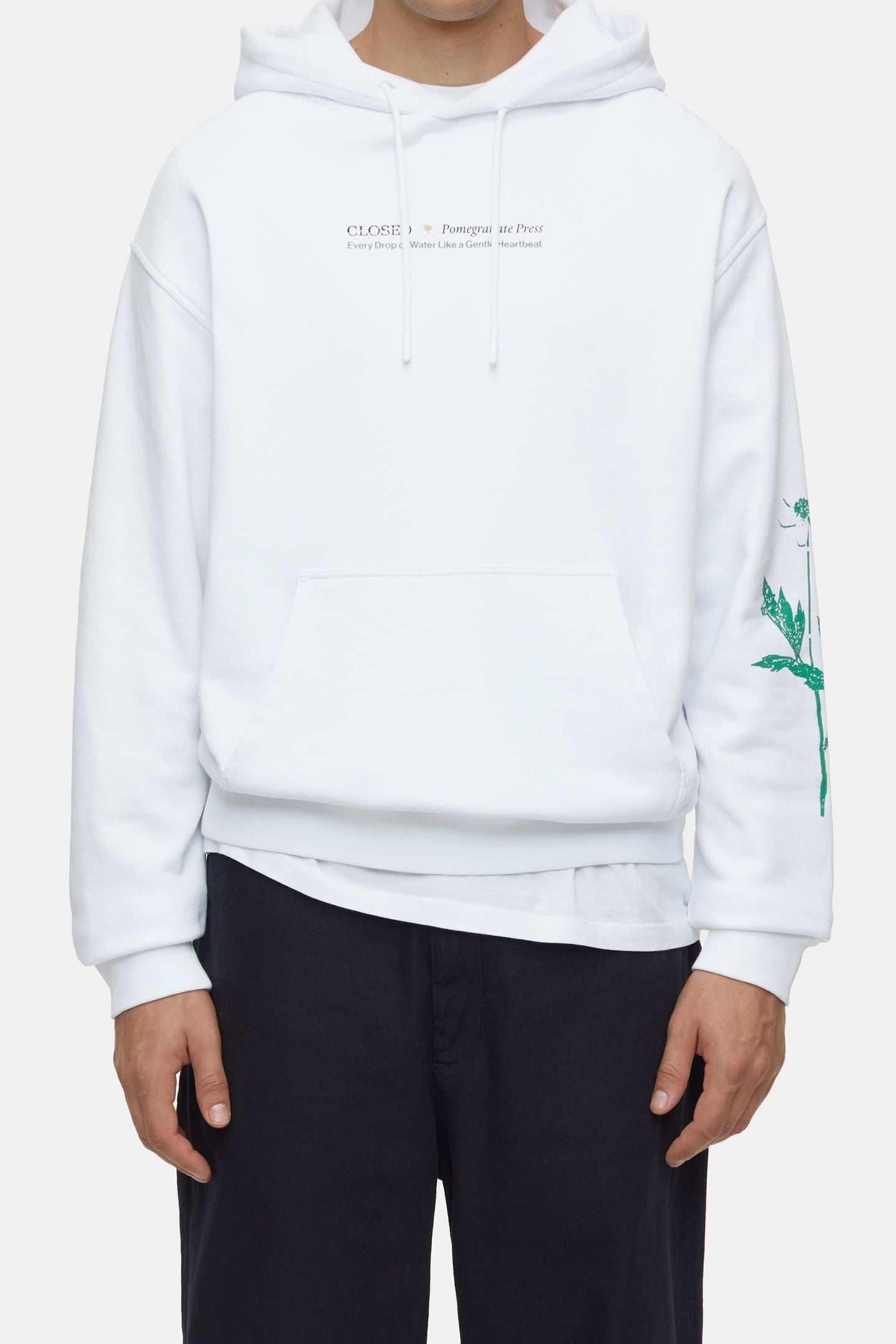 PRINTED HOODIE T-SHIRTS WHITE 2