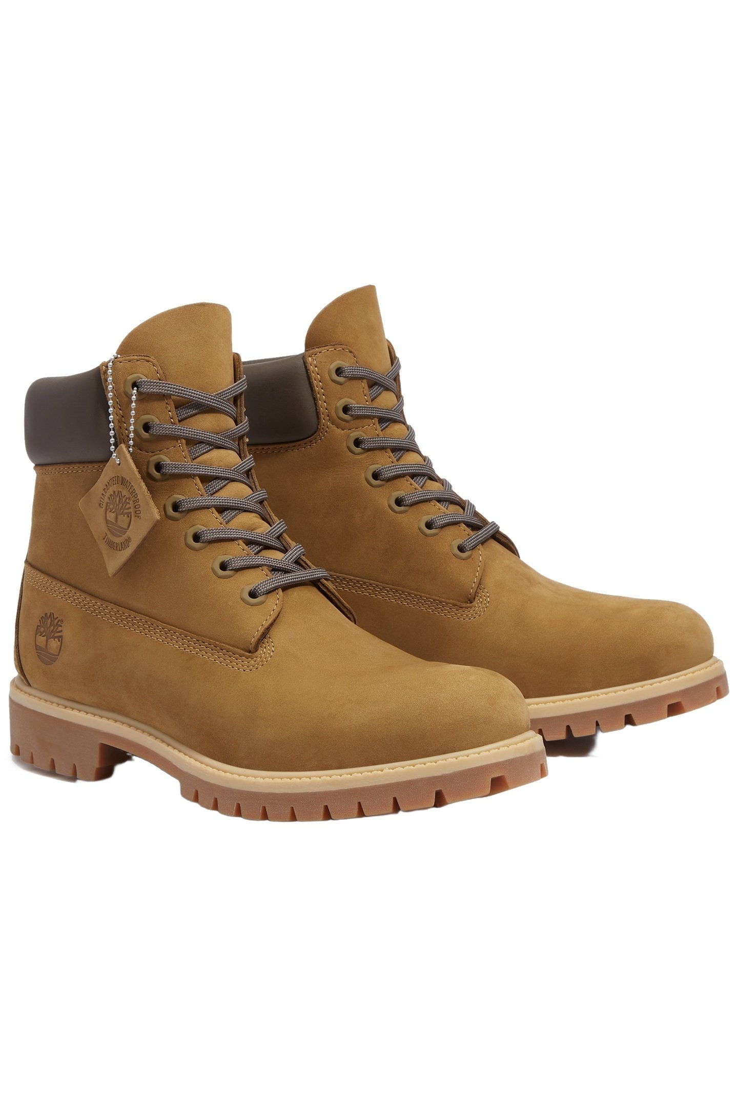 TIMBERLAND PREMIUM 6 INCH LACE UP WATERPROOF BOOT OLIVE NUBU 3