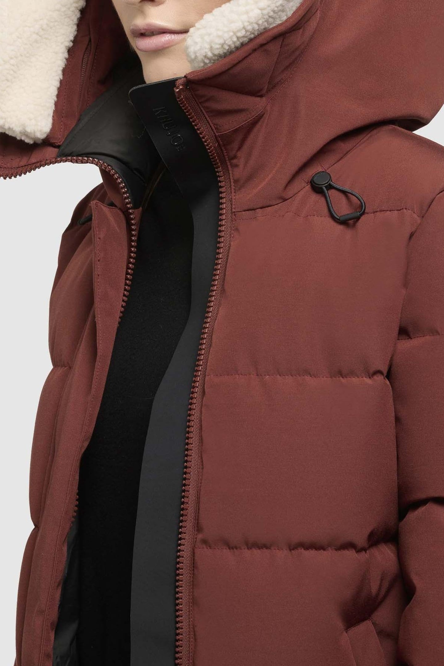 FALTD TEDDY COAT COCONUT BROWN 3