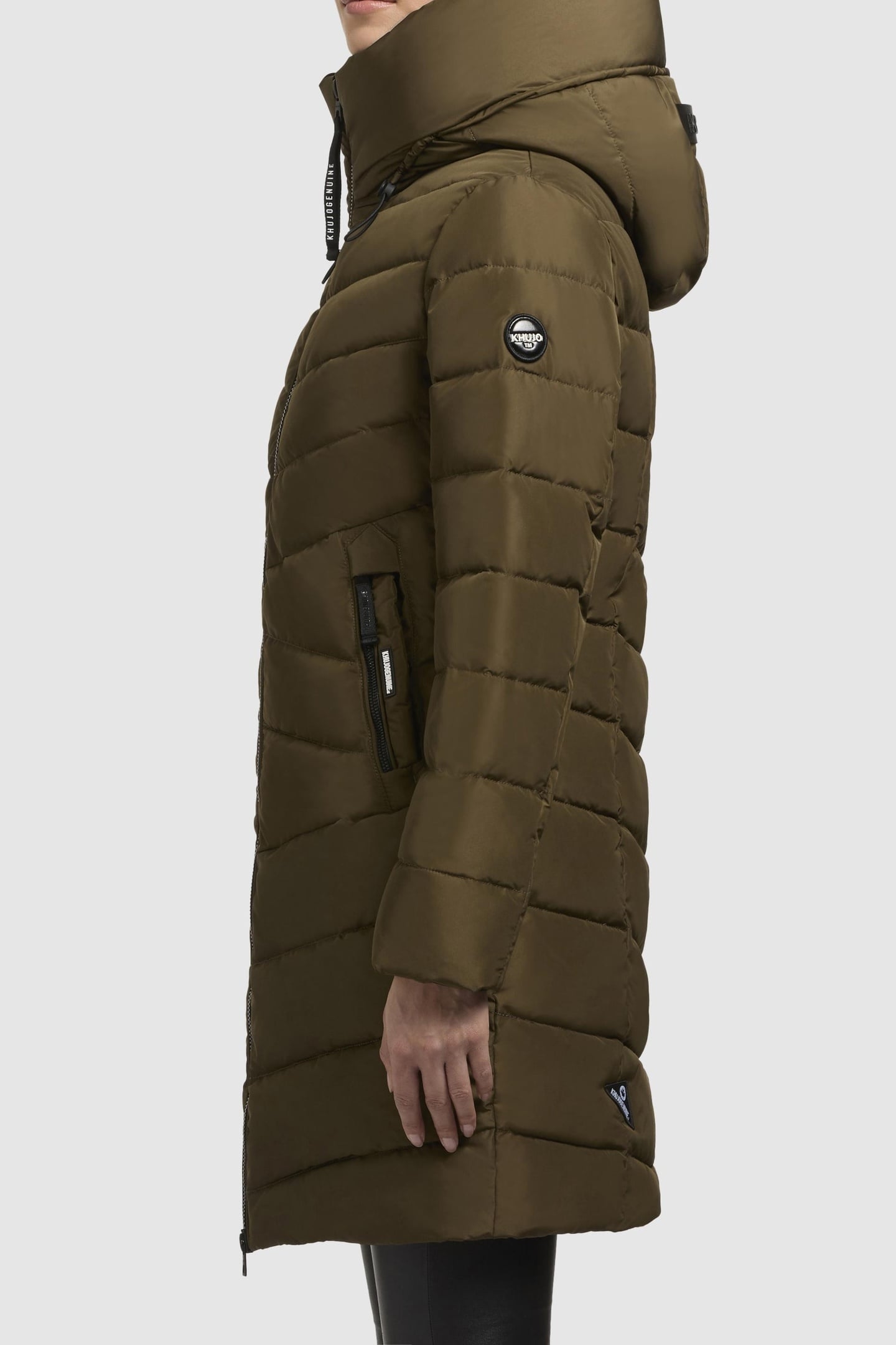 PLUZ COAT DARK BROWN 5