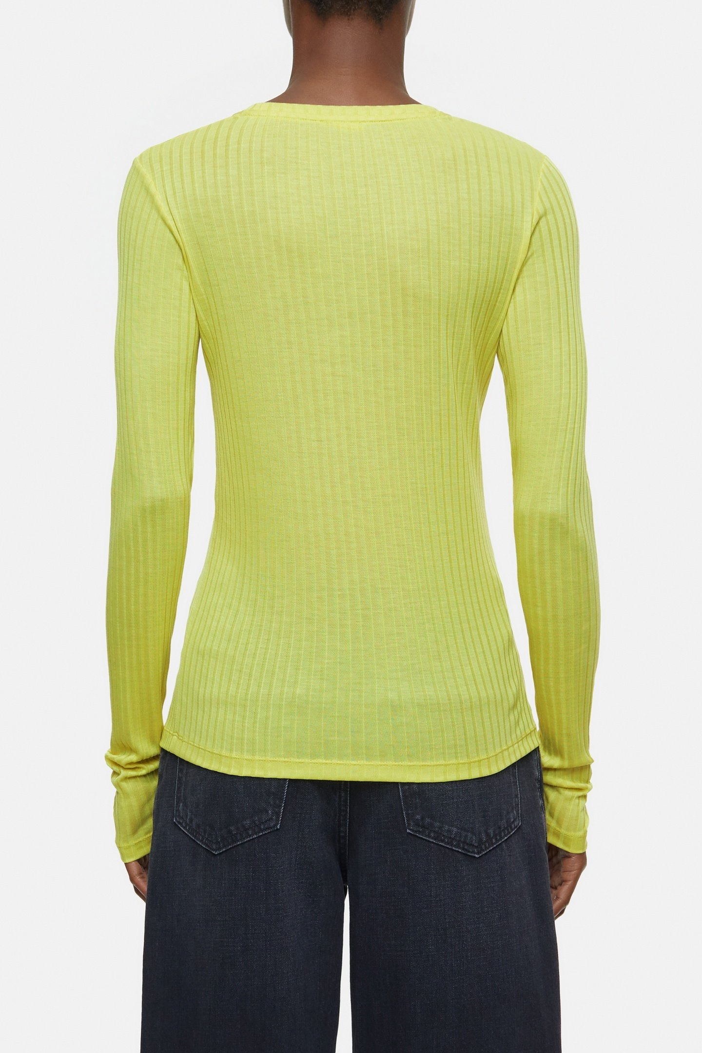 CREWNECK LONGSLEEVE T-SHIRTS PRIMARY YELLOW 3