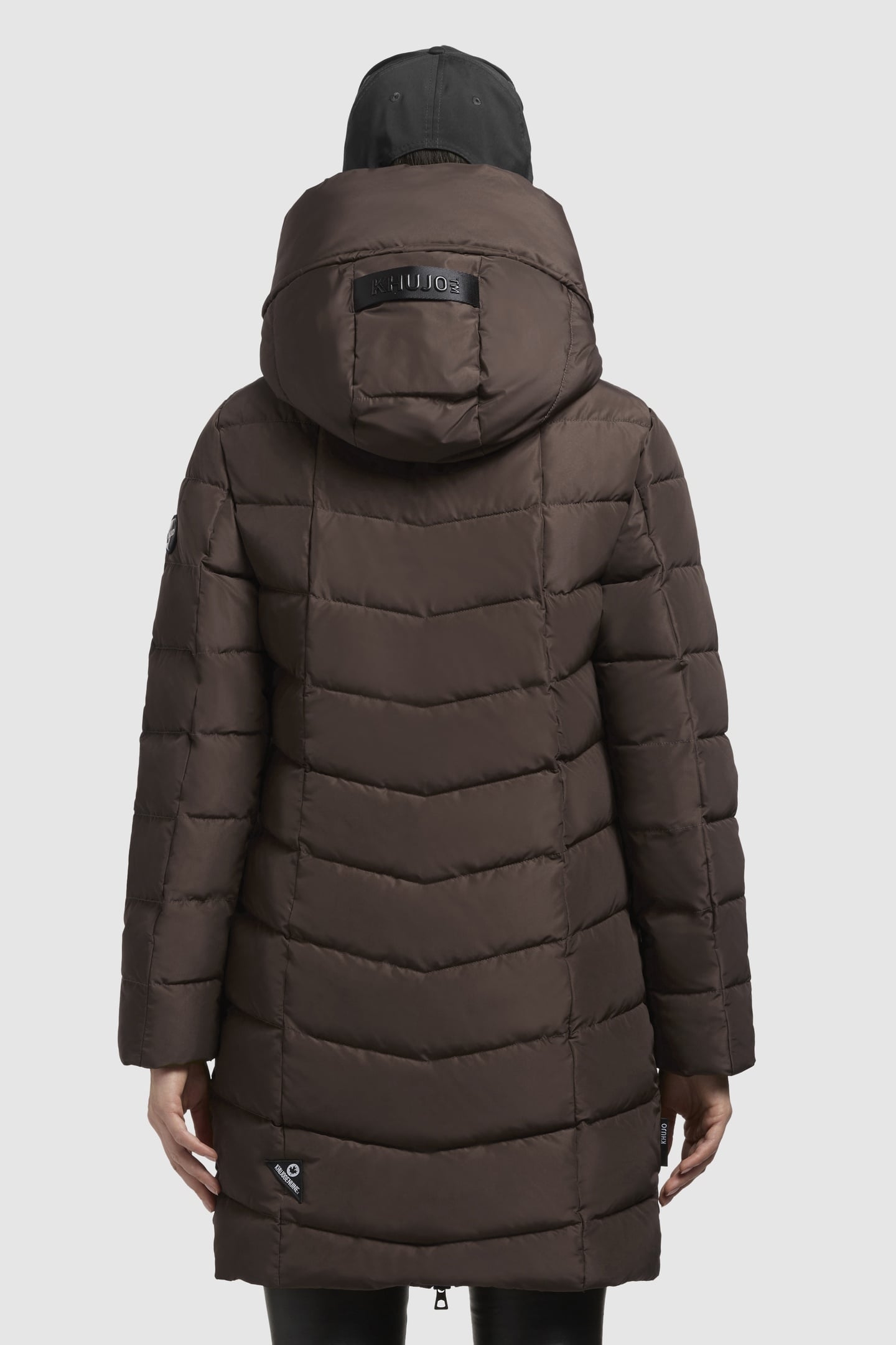 PLUZ COAT DARK BROWN 4