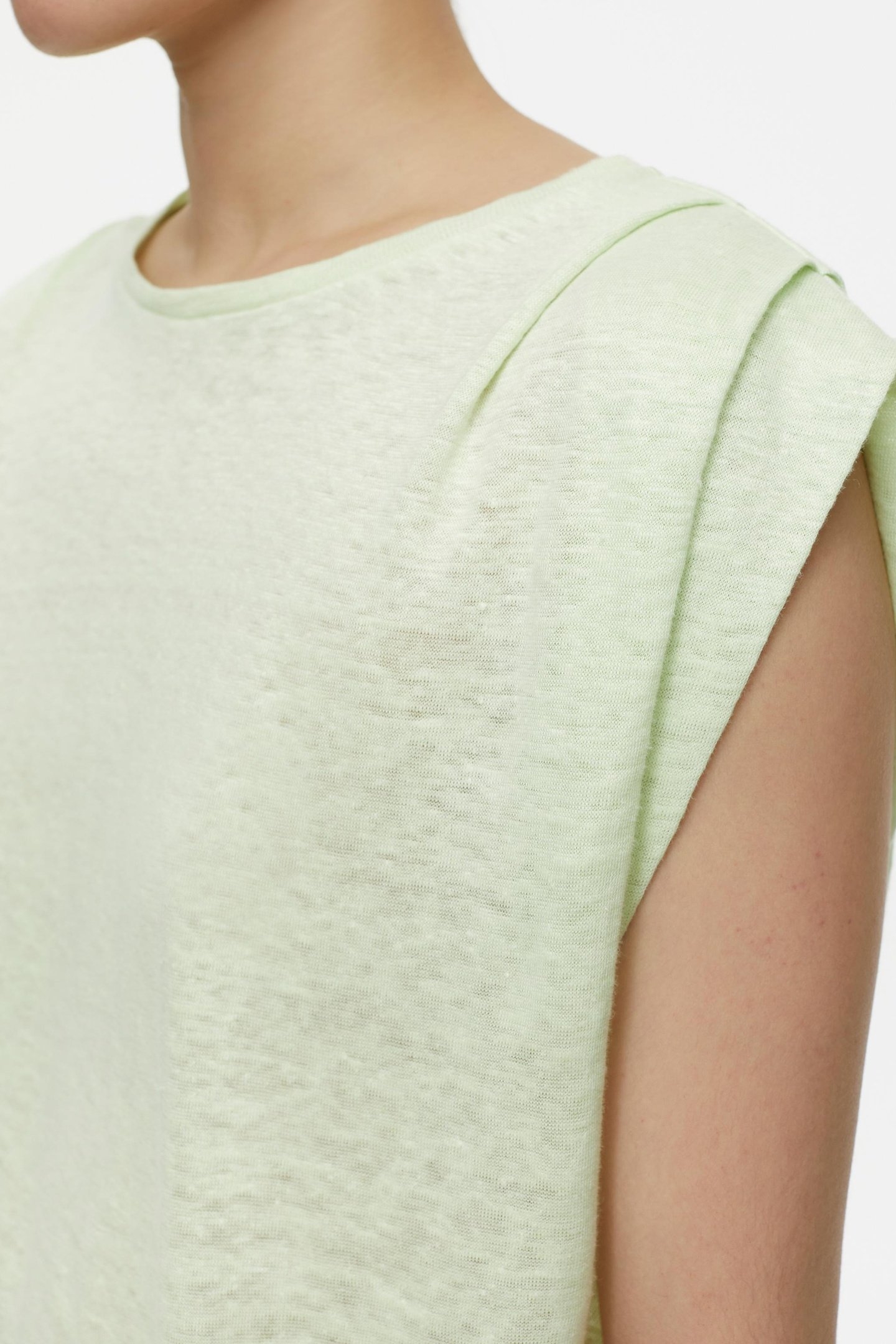 PLEATED SLEEVELESS T-SHIRTS LIMONATTA 5