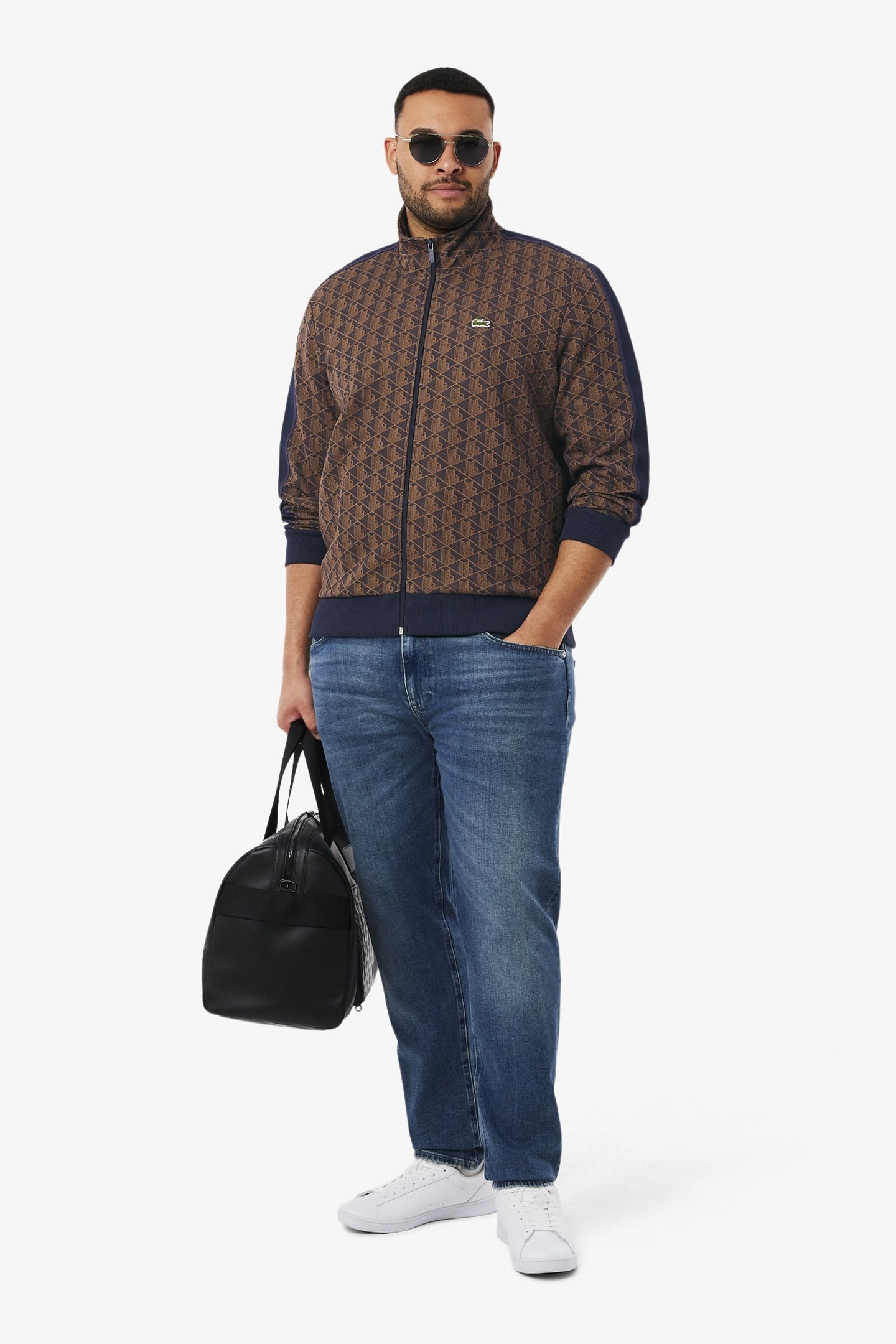 PARIS ZIP-UP JACQUARD TRACK JACKET BLACK/GRAPHITE 2