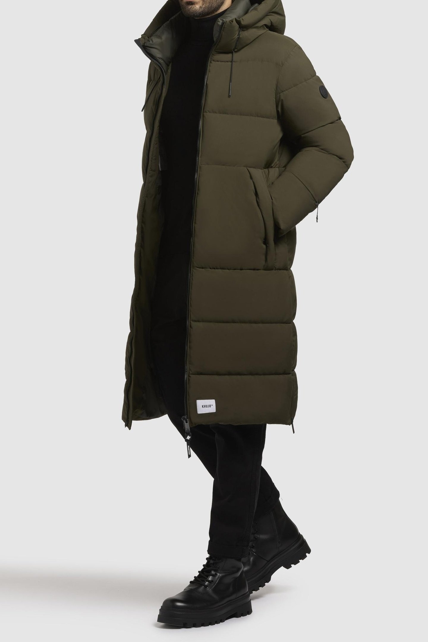RIGO MATT COAT EARTH GREEN 2