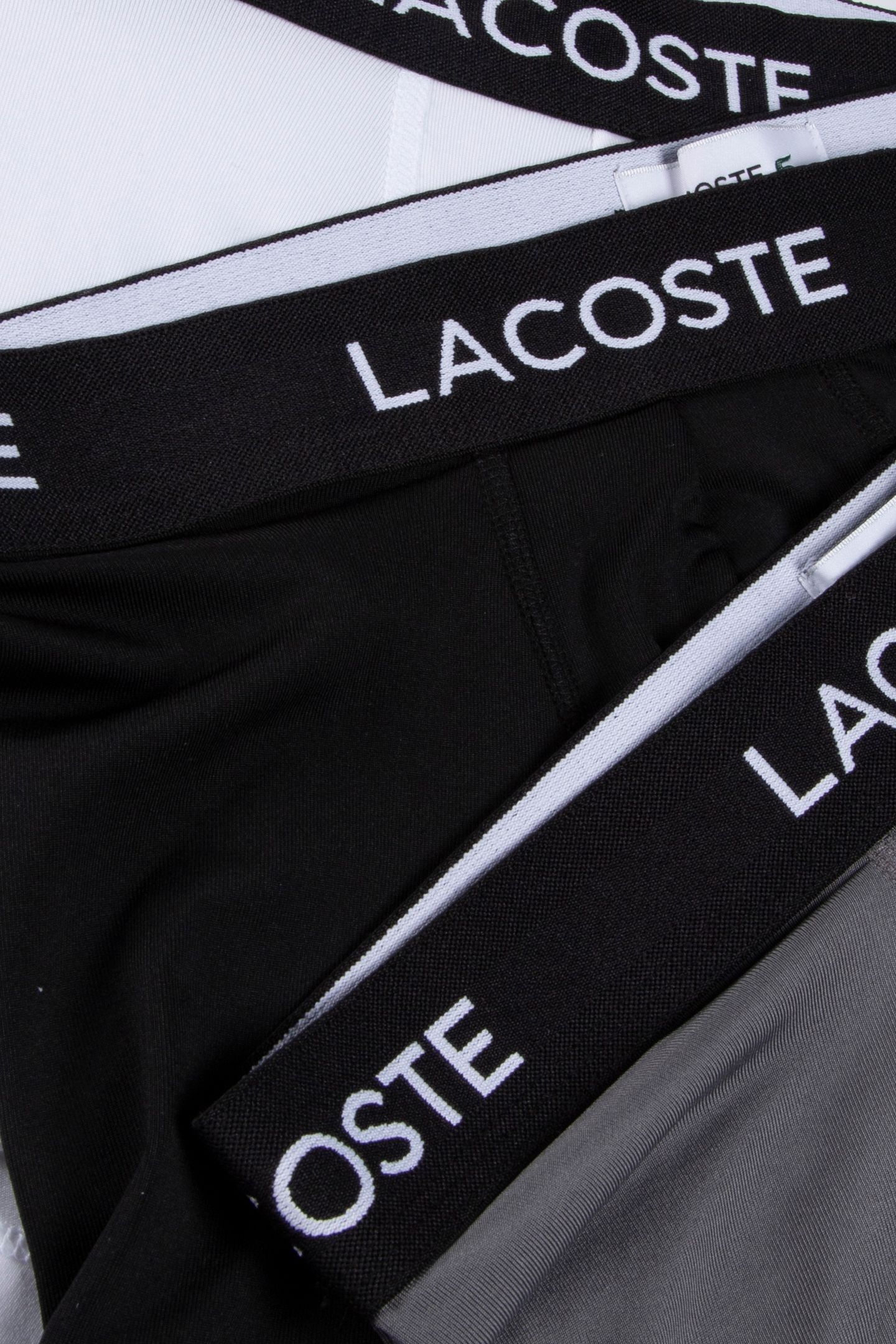 3-PACK MICROFIBER TRUNKS BLACK/LEAD GREY-WHITE 3