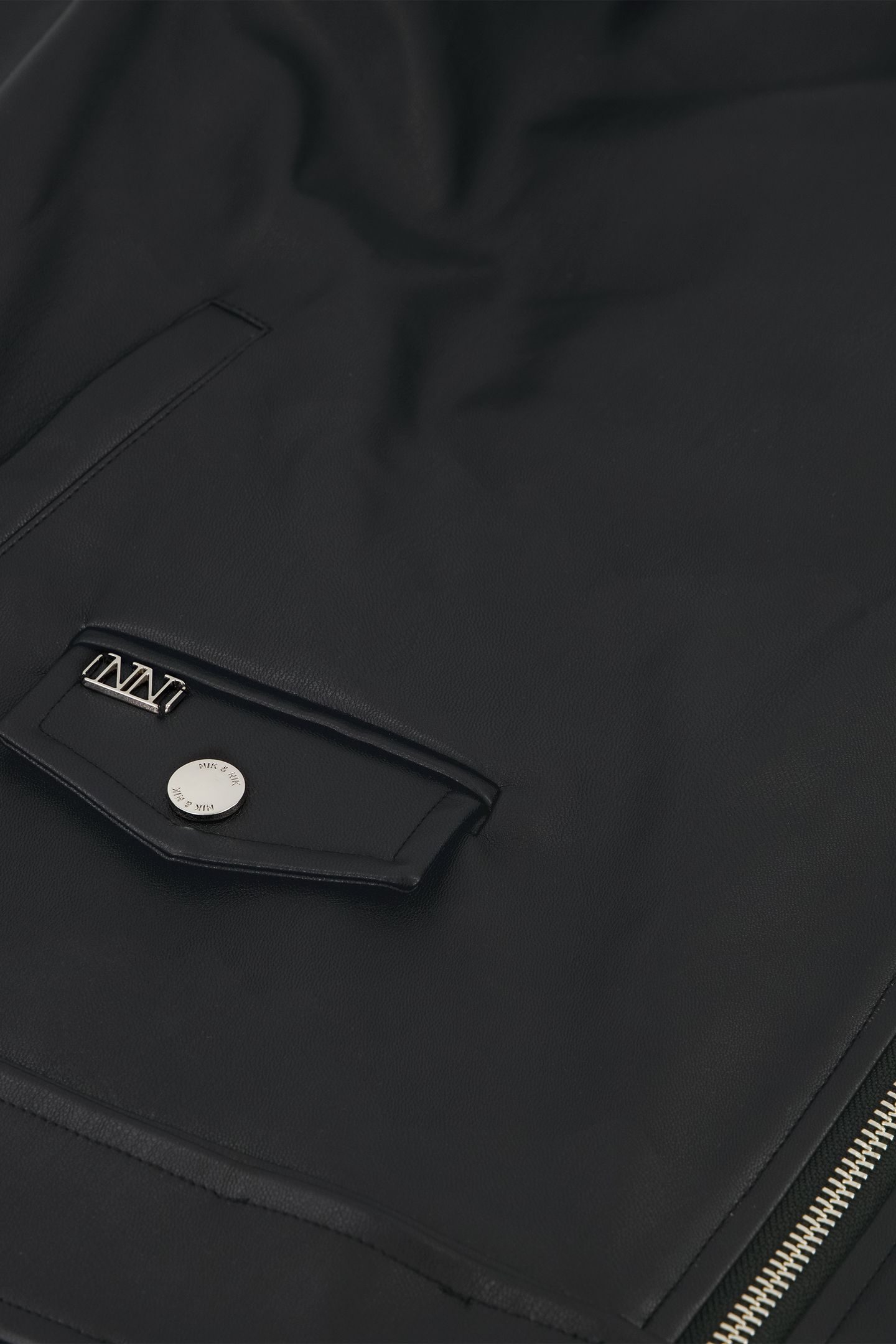 EYELET BIKER JACKET BLACK 4