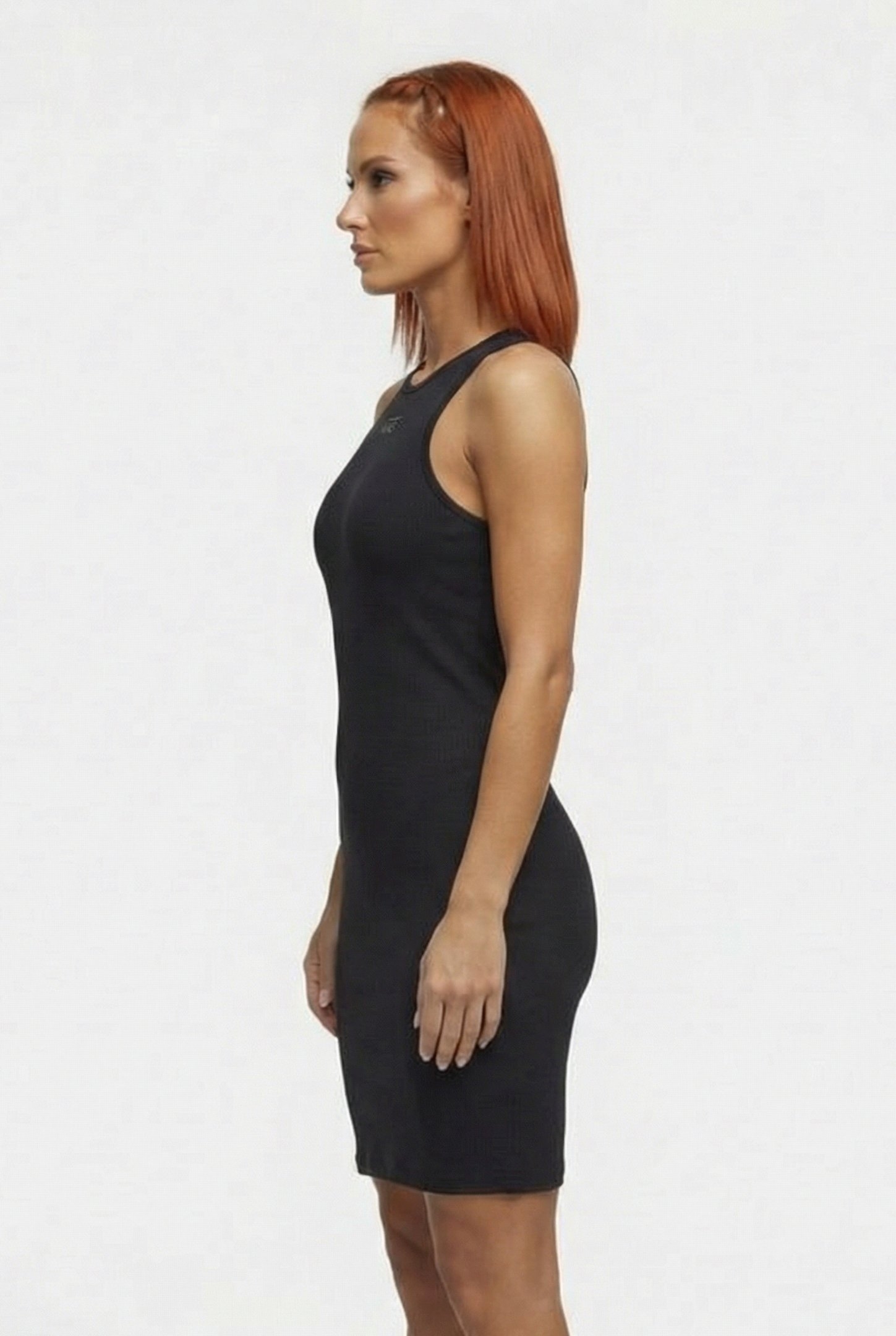 VARSITY TANK DRESS BLACK 3