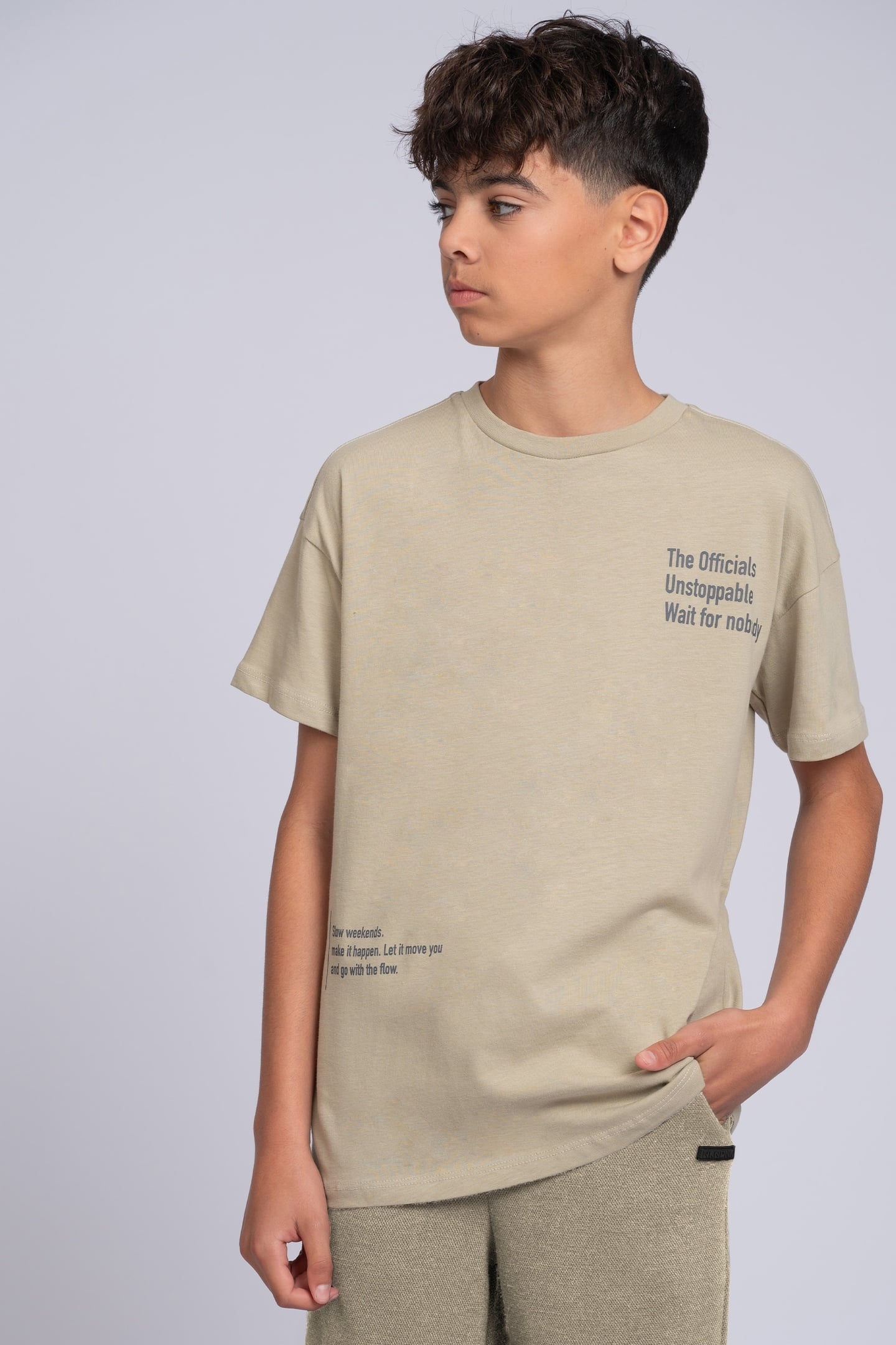 UNSTOP OVERSIZED T-SHIRT ARTICHOKE 1