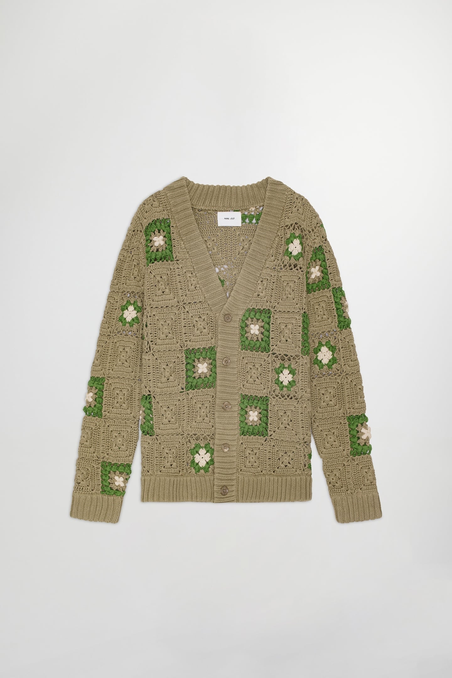 NATE CARDIGAN 6603 KHAKI BEIGE 4