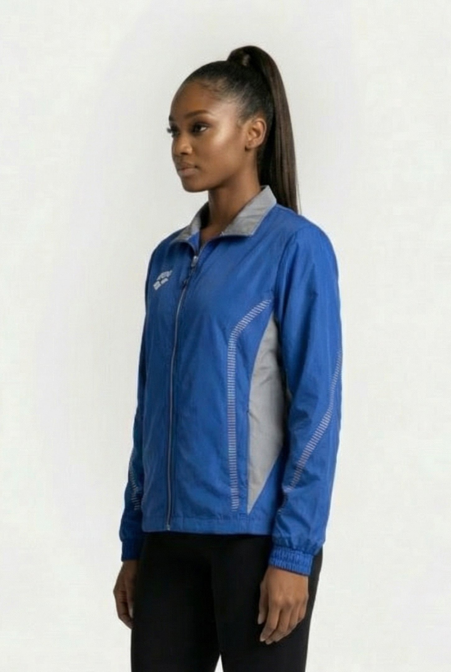 UNISEX TL WARM UP JACKET ROYAL-GREY 5