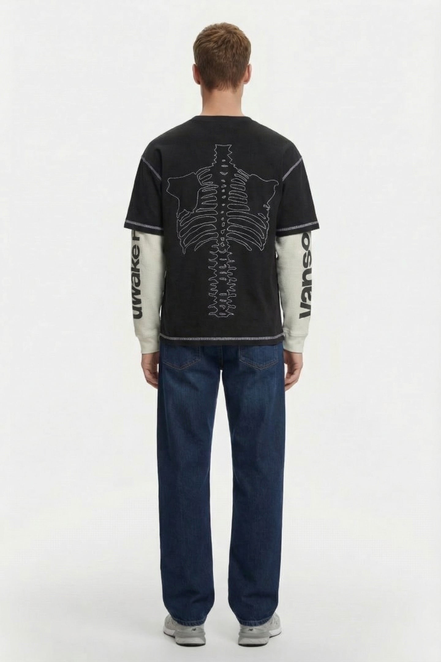 AWAKE NY – VANSON BONES WAFFLE T-SHIRT 2