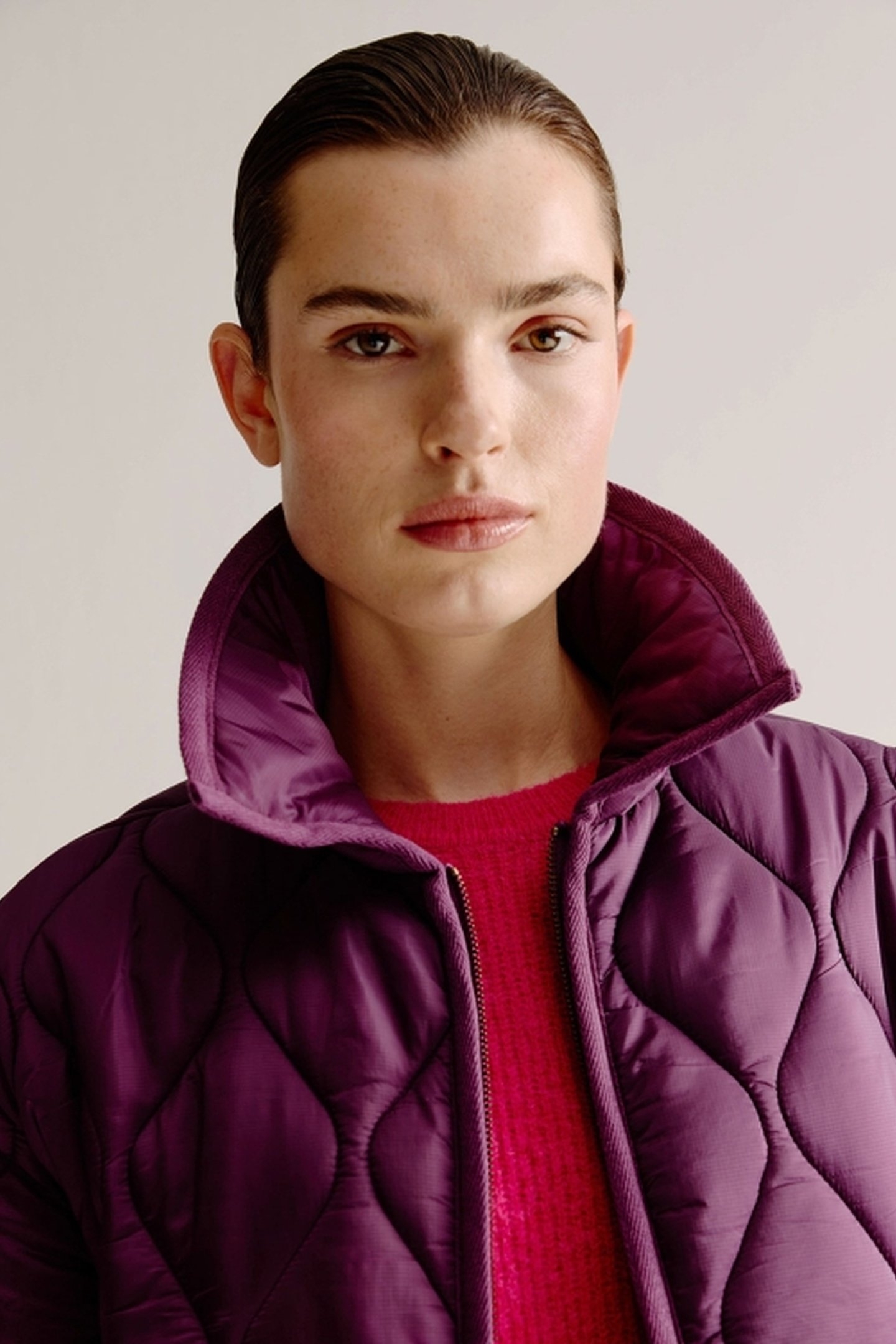 LAWRENCE COAT BORDEAUX 5