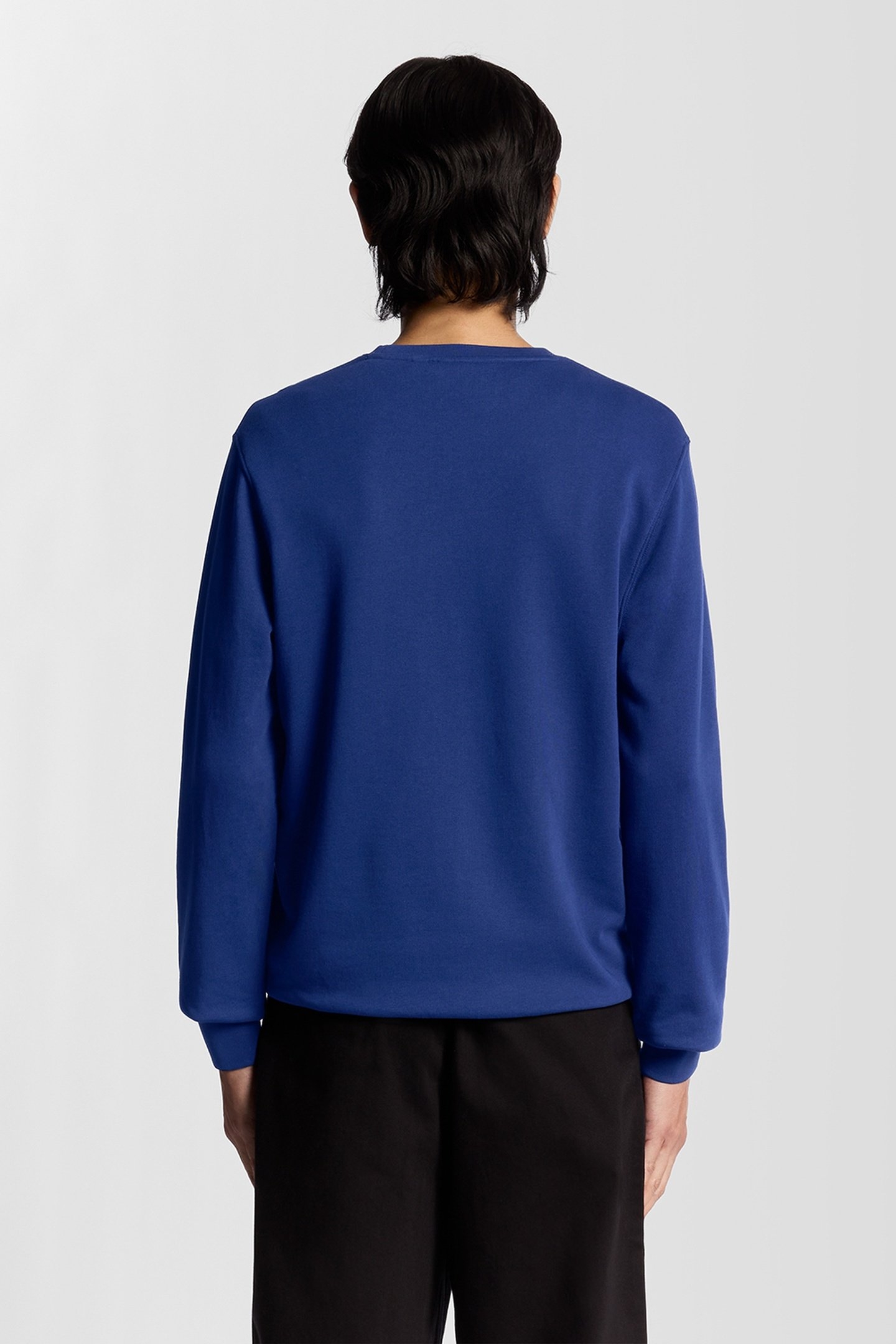 SUPERFINE CREW NECK SWEATSHIRT BLUEPRINT 2