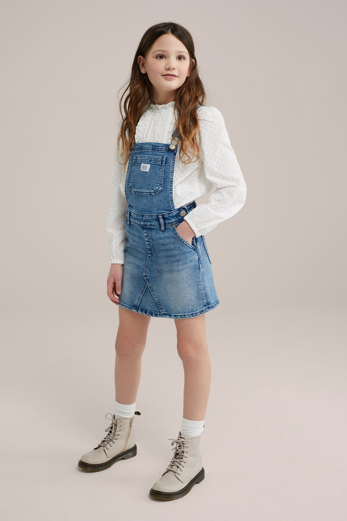 SKIRT MEDIUM LENGTH BLUE 8