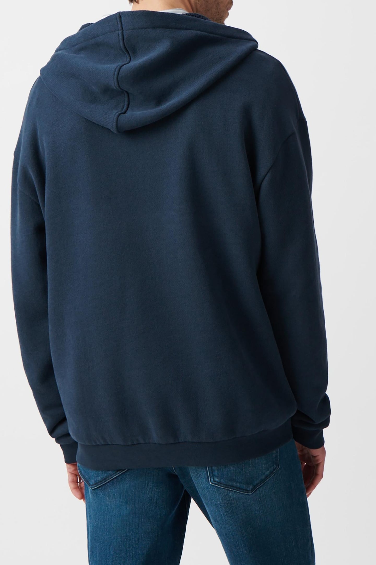 INK HOODIE WITH ZIPPED COLLAR 3