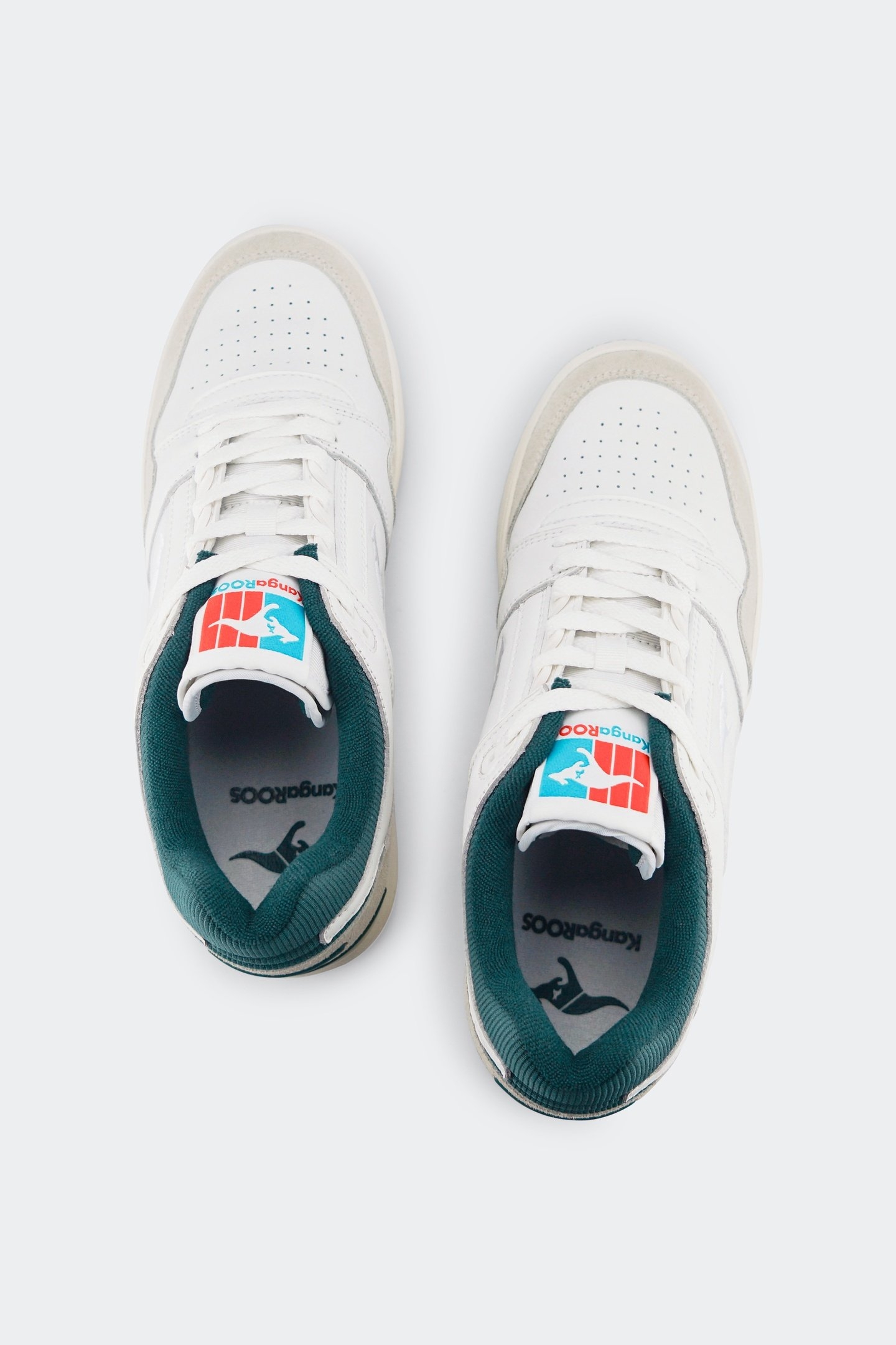 UNISEX HOT SHOT LO WHITE/FOREST 4